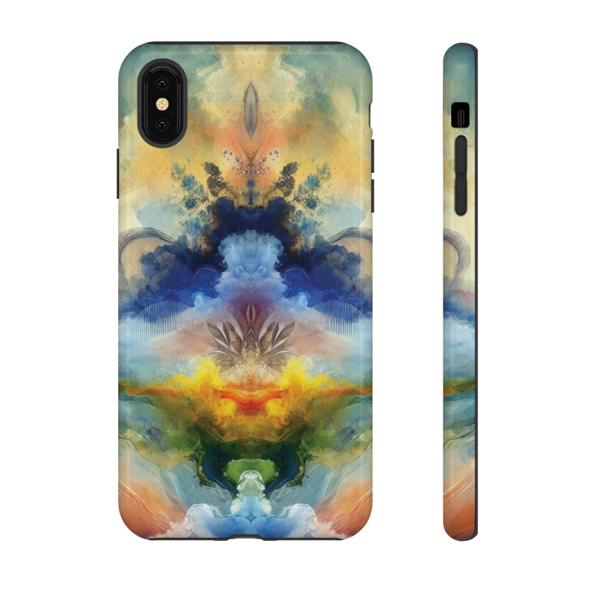 Modern Watercolor Abstract Phone Case Compatible with iPhone, Samsung & More - Stylish, Durable Protection with Vibrant Artistic Design Perfect Gift for Her