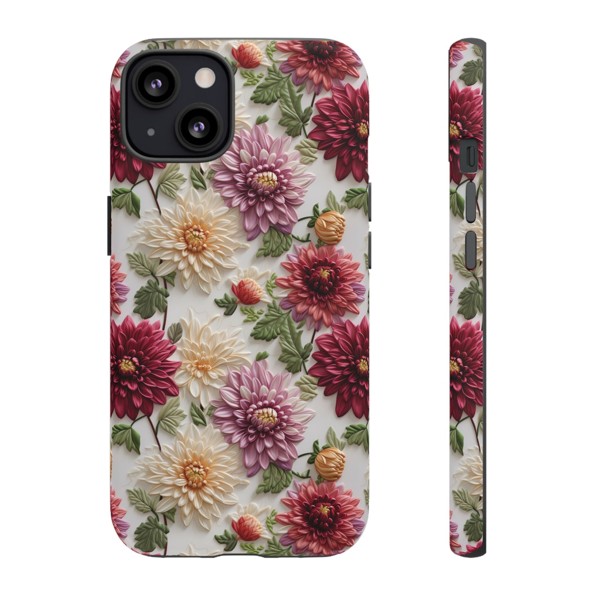 Floral Fall Phone Case for iPhone 16 pro15 14 13 12  21 23 Samsung, and Pixel | Stylish Protective Cover Gift for Her Perfect for Floral Lover
