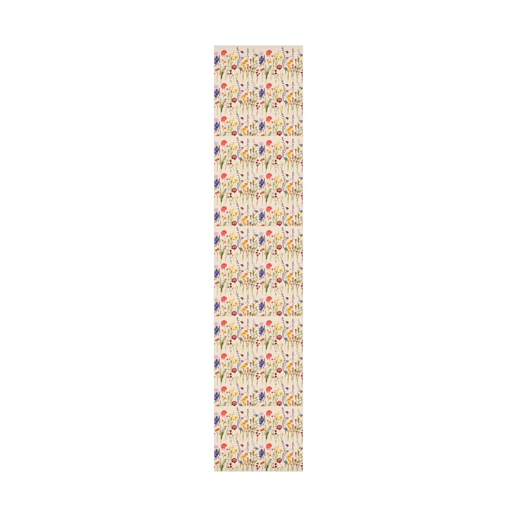 Wildflowers Press Illusion Floral Symphony Timeless Wrapping Paper Perfect for Weddings, Bridal & Baby Showers Eco-Friendly, All Occasion.