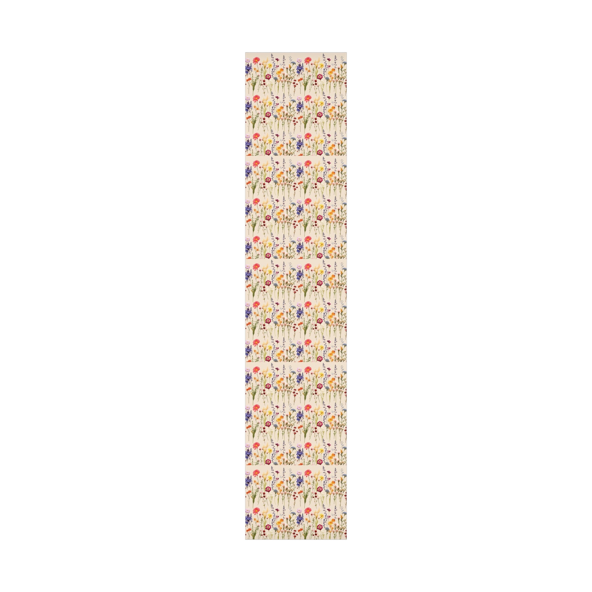 Wildflowers Press Illusion Floral Symphony Timeless Wrapping Paper Perfect for Weddings, Bridal & Baby Showers Eco-Friendly, All Occasion.