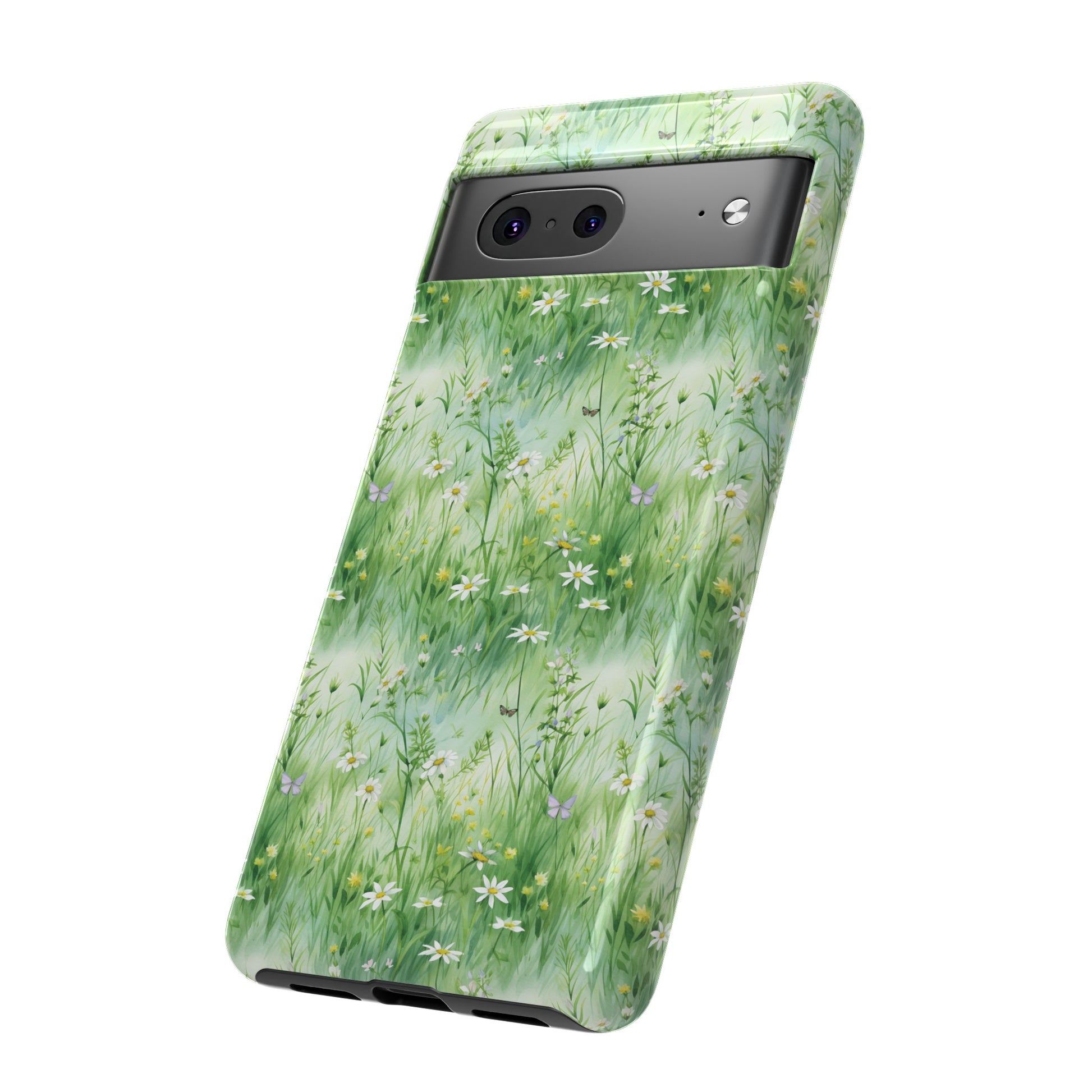 Beautiful Watercolor Grassing Daisy Boho Chic Design Phone Case Protective Cover for All Models Gift for Mom Accessory Gift for Her