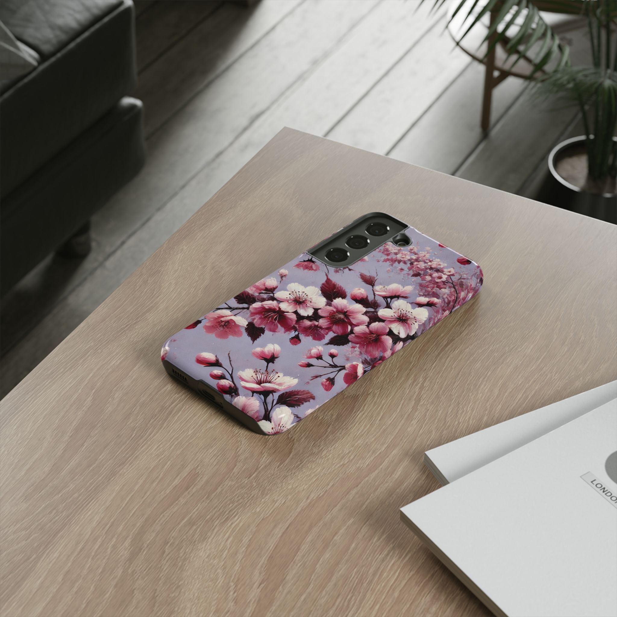 Lavender Floral Phone Case | Fall-Inspired Protective Cover for iPhone, Samsung & Pixel – Perfect Gift for Her