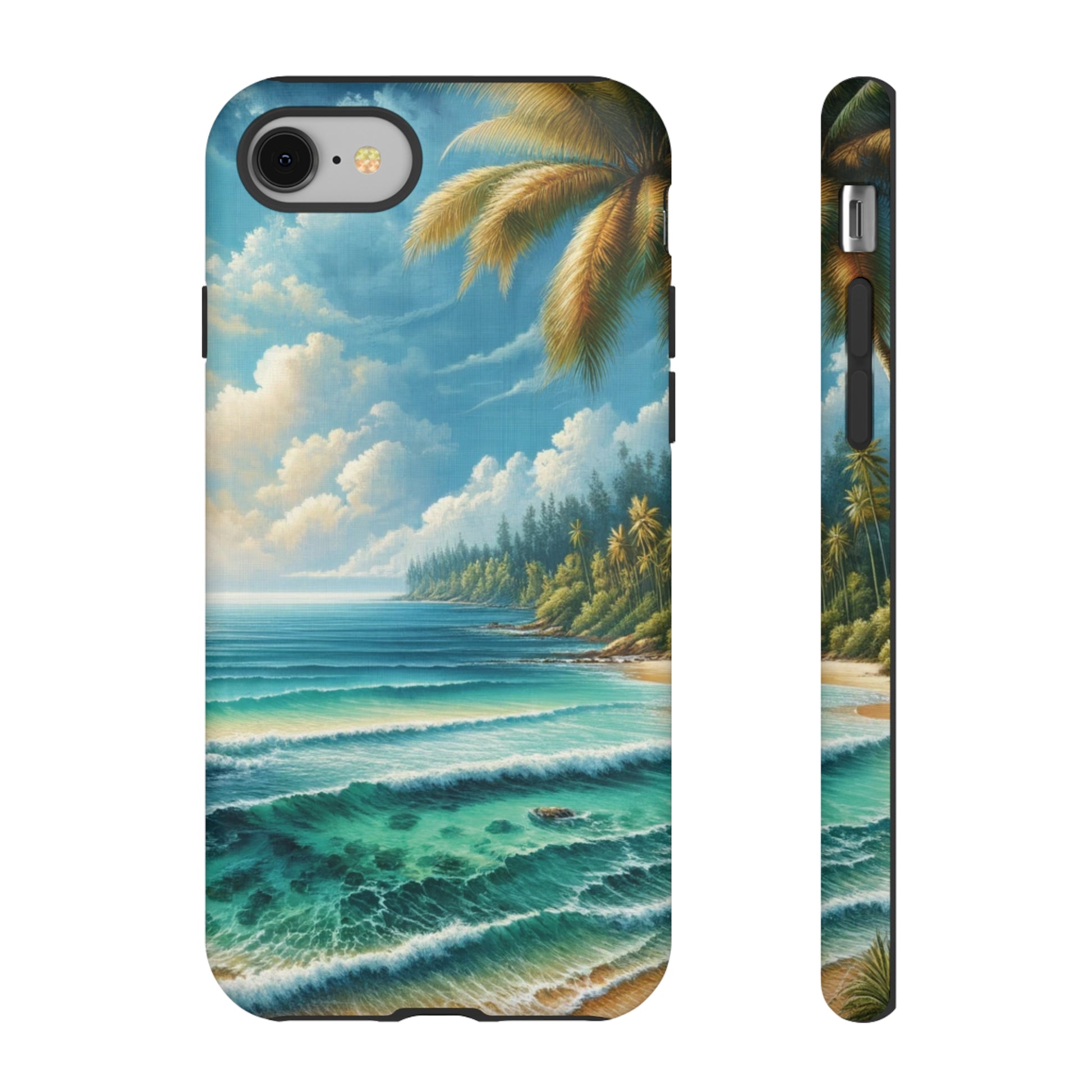 Coastal Serenity Ocean Beach View Protective Phone Case Gift for Her Phone 15, Samsung iPhone Samsung Gift for Her Case iPhone 15, Samsung iPhone Samsung Accessory Gift for Her.