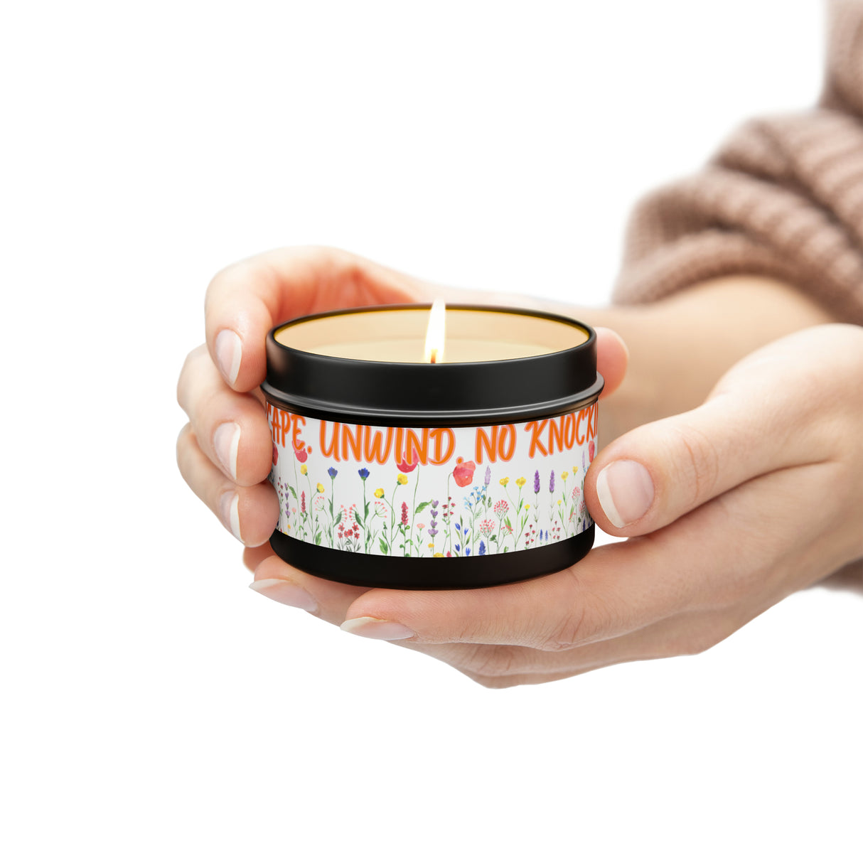 New House Bloom & Glow Elegant Floral Aromas in 4oz/8oz Tin Candles Essence of Nature Collection Unveil Serenity Romance with Exquisite Botanical Scents. Pure Harmony & Grace..
