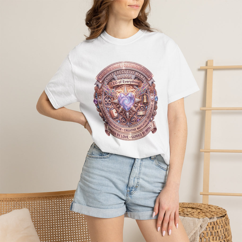 Mama: CEO of Everything Graphic Tee | Funny Mom T-Shirt for Busy Moms