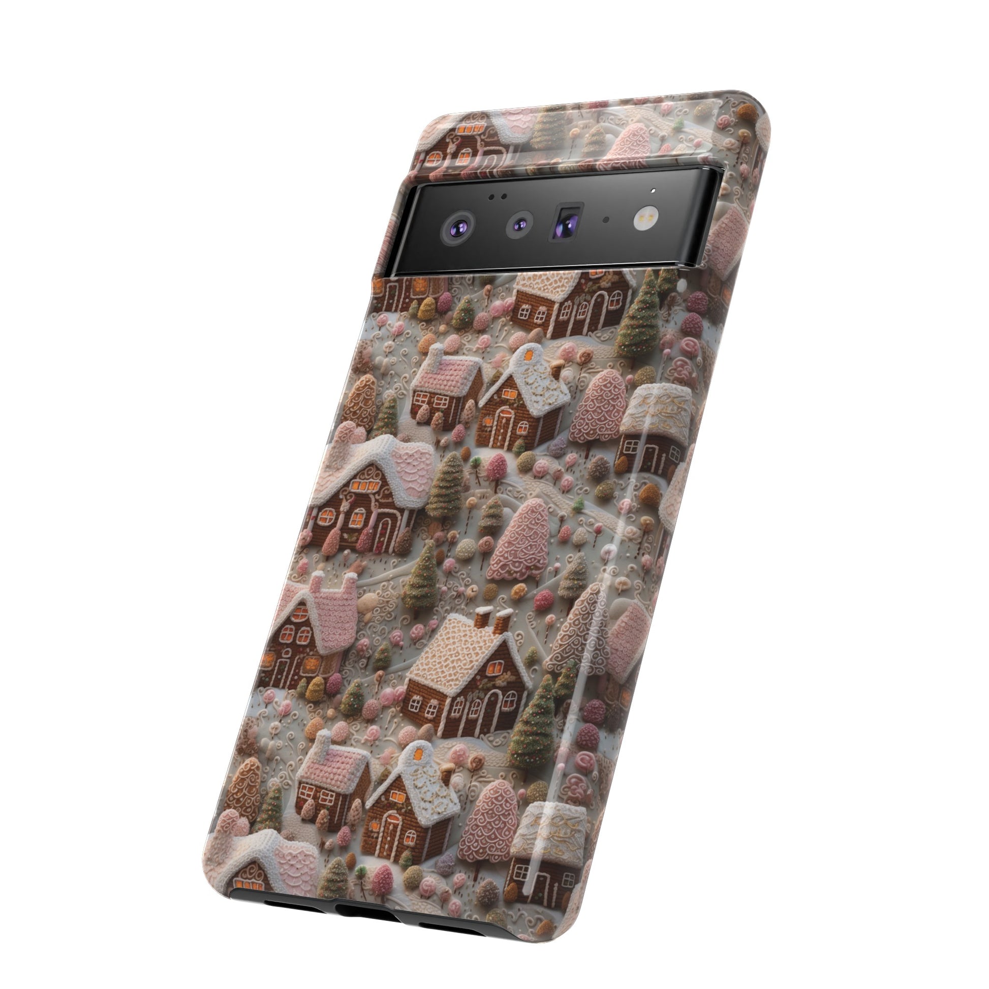 Gingerbread House 3D Phone Case Durable for iPhone Samsung Gift iPhone 15, 14, 13 Samsung Pixel Gift for Mom Accessory Gift for Her