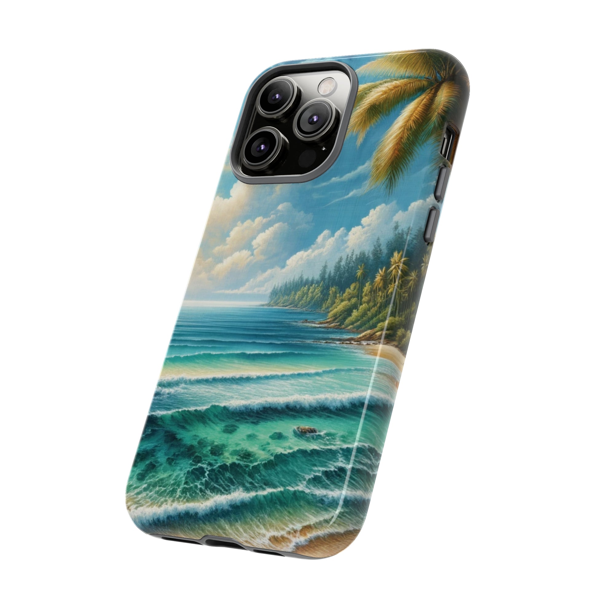 Coastal Serenity Ocean Beach View Protective Phone Case Gift for Her Phone 15, Samsung iPhone Samsung Gift for Her Case iPhone 15, Samsung iPhone Samsung Accessory Gift for Her.