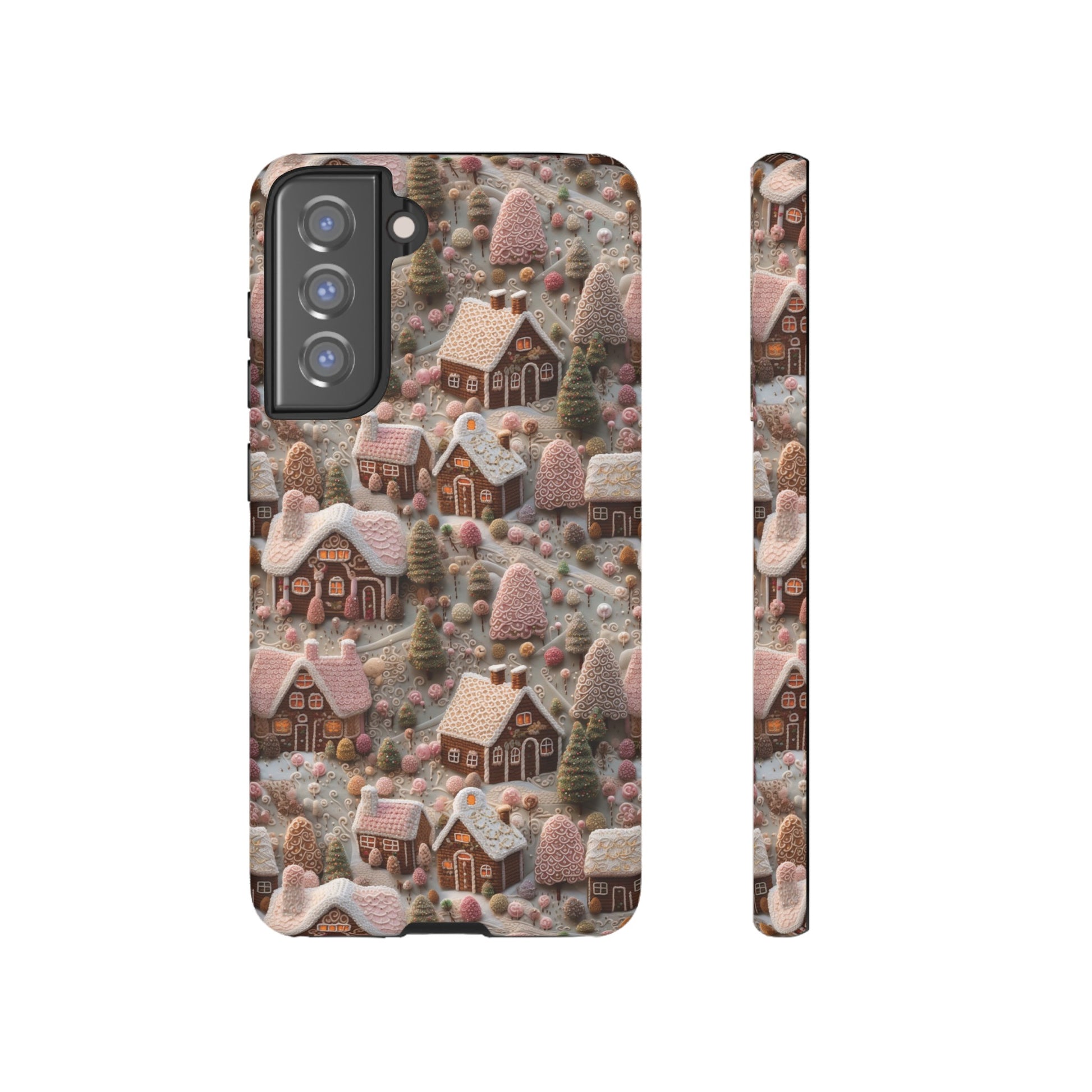 Gingerbread House 3D Phone Case Durable for iPhone Samsung Gift iPhone 15, 14, 13 Samsung Pixel Gift for Mom Accessory Gift for Her