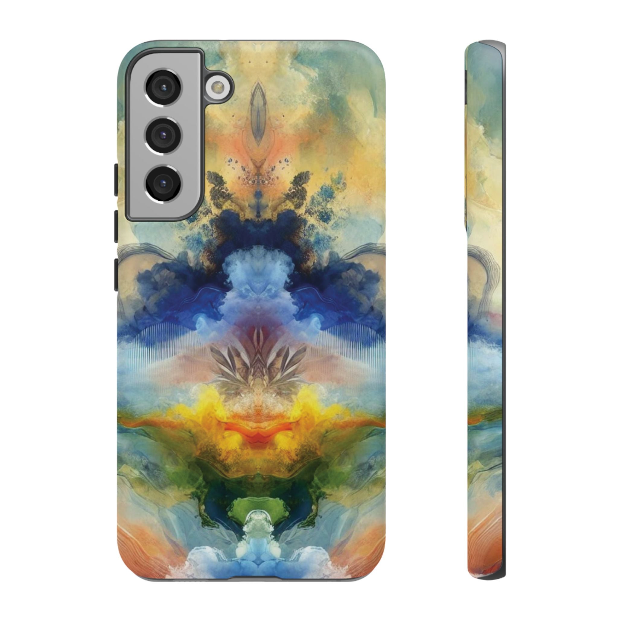 Modern Watercolor Abstract Phone Case Compatible with iPhone, Samsung & More - Stylish, Durable Protection with Vibrant Artistic Design Perfect Gift for Her