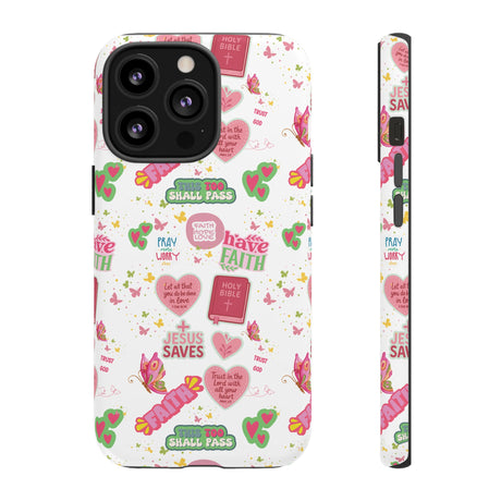 Carry Your Faith Everywhere | Christian Tough Phone Case with Bible Verse or Affirmation | Protective, Inspirational Gift for Christians