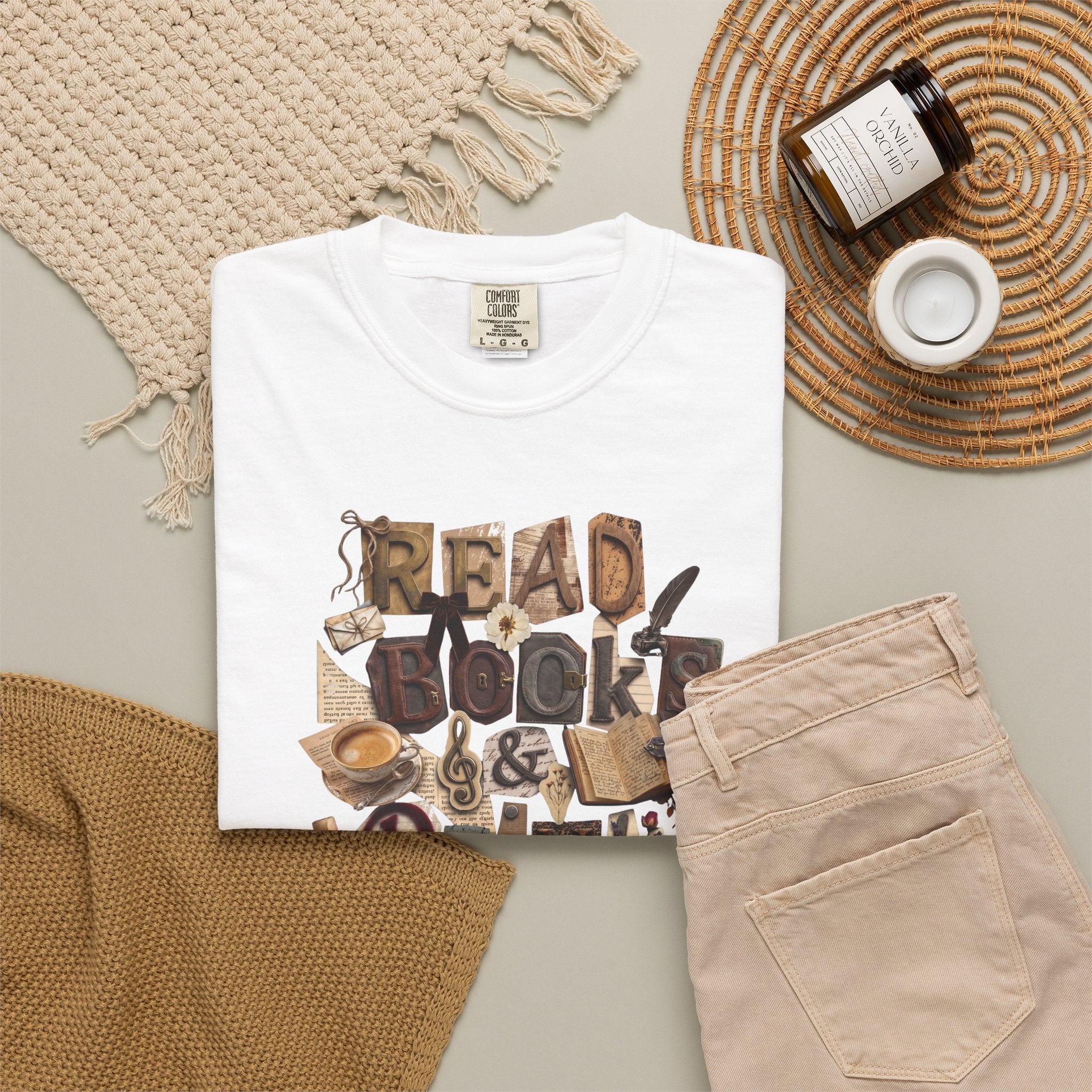 Read Books Drink Coffee T-Shirt | Book Lover Shirt | Coffee Lover Gift | Reader Tee | Bibliophile Shirt | Cozy Reading Aesthetic