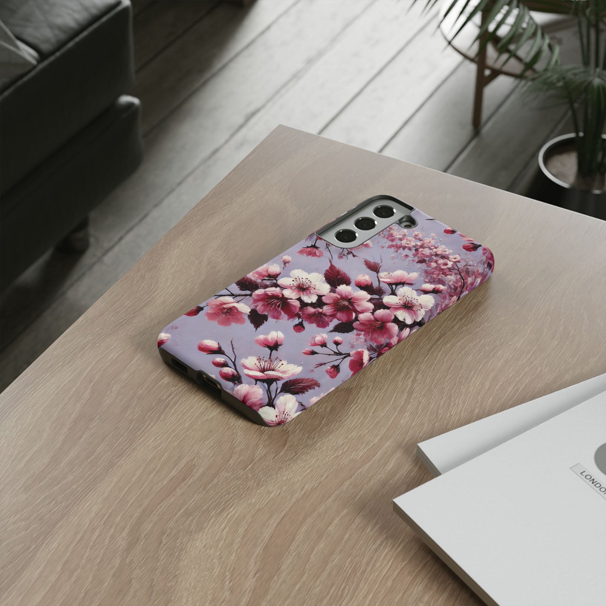 Lavender Floral Phone Case | Fall-Inspired Protective Cover for iPhone, Samsung & Pixel – Perfect Gift for Her