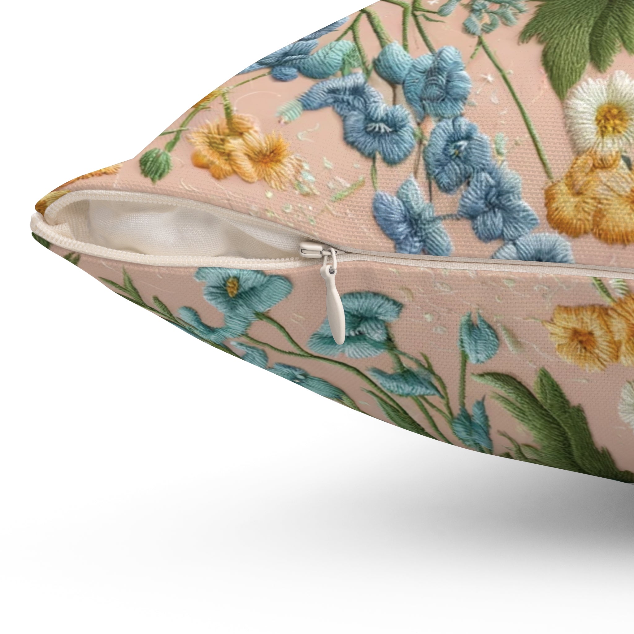 Best Elegant Pastel Floral Boho Square Pillow Add a Touch of Nature to Your Home Decor | Premium Quality, Soft, and Durable | Perfect for Couch, Bed, or Chair | Elegant Floral Bedrooms, Soft,Pillow Gift New House, Bridal Shower Gift - MRSBYVALLE