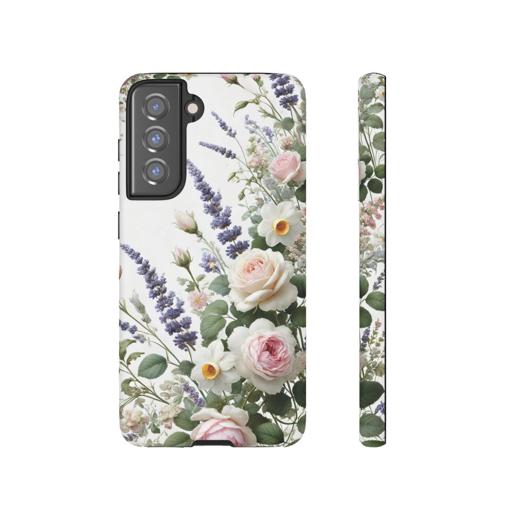 Boho Floral Fall Phone Case for iPhone 17,16  21 23 Samsung, and Pixel | Stylish Protective Cover Gift for Her Perfect for Floral Lover