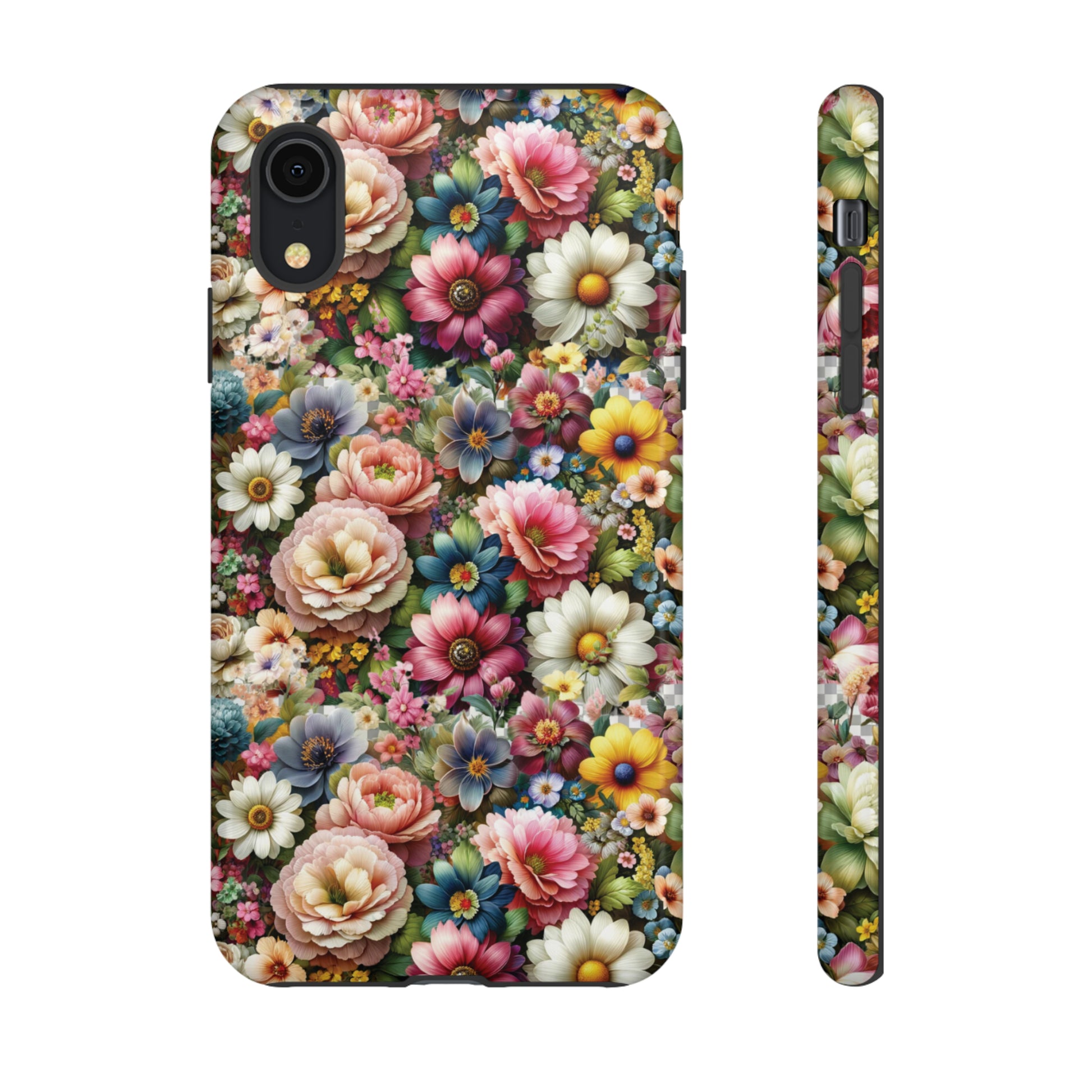 Floral Luxury Phone Tough Case Floral Elegant Durable Stylish for Modern Devices iPhone 15, Samsung iPhone Samsung Accessory Gift for Her.