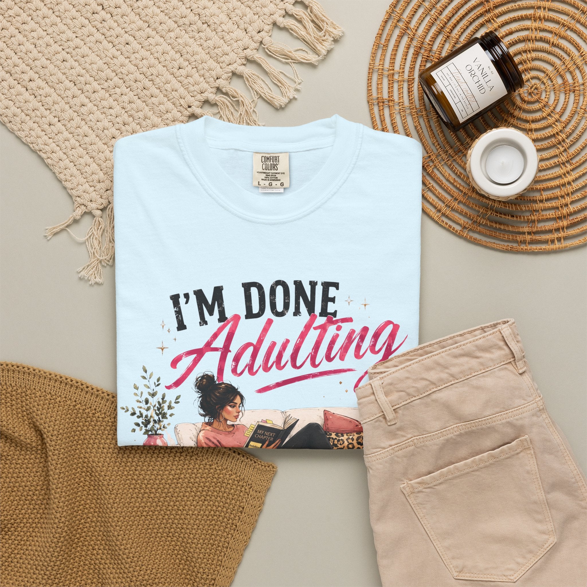 I'm DONE Adulting T-Shirt — Funny Sarcastic Graphic Tee