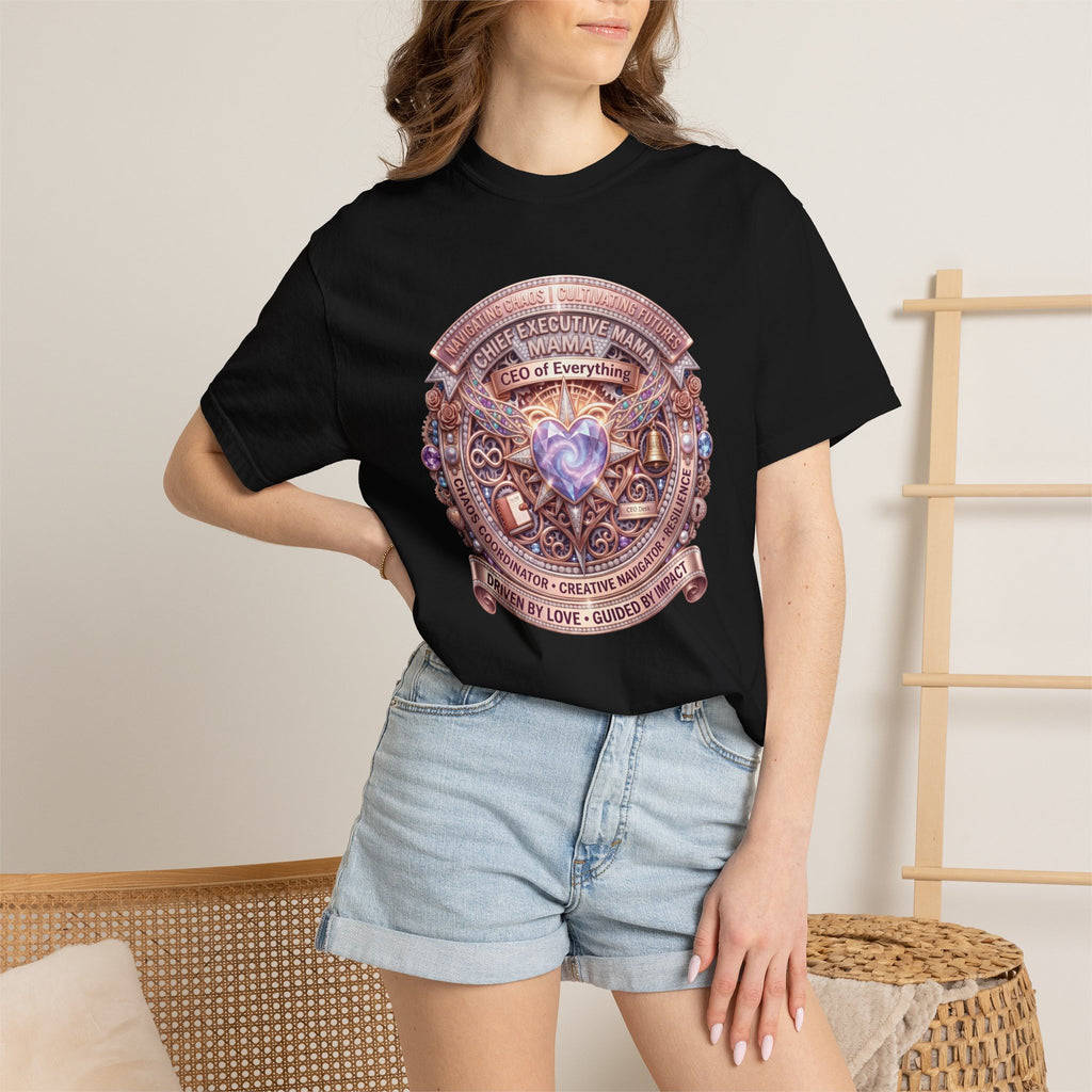 Mama: CEO of Everything Graphic Tee | Funny Mom T-Shirt for Busy Moms
