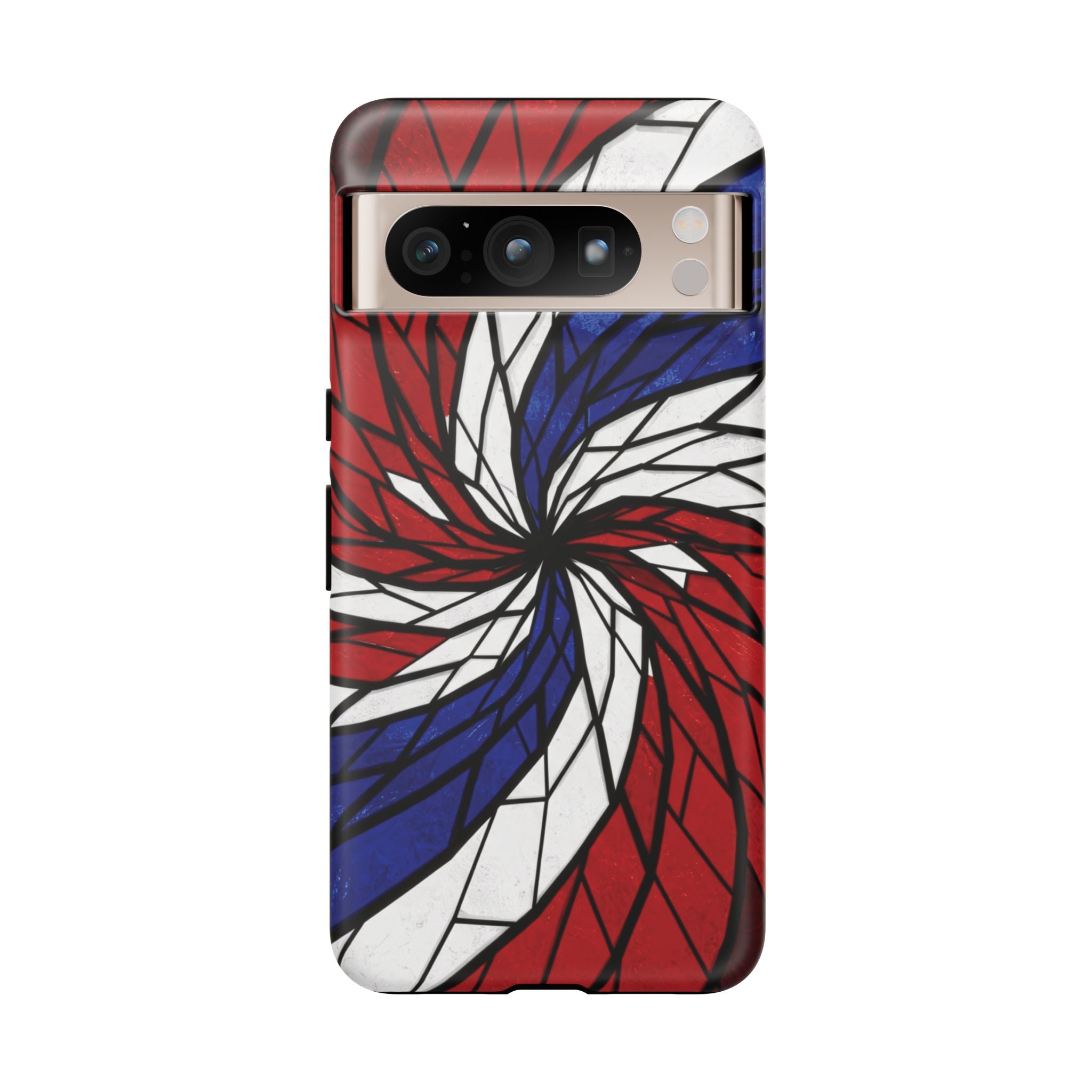 Patriotic Red White & Blue Phone Case – USA Flag Design, Independence Day Gift, Protective Cover for iPhone, Samsung, Pixel