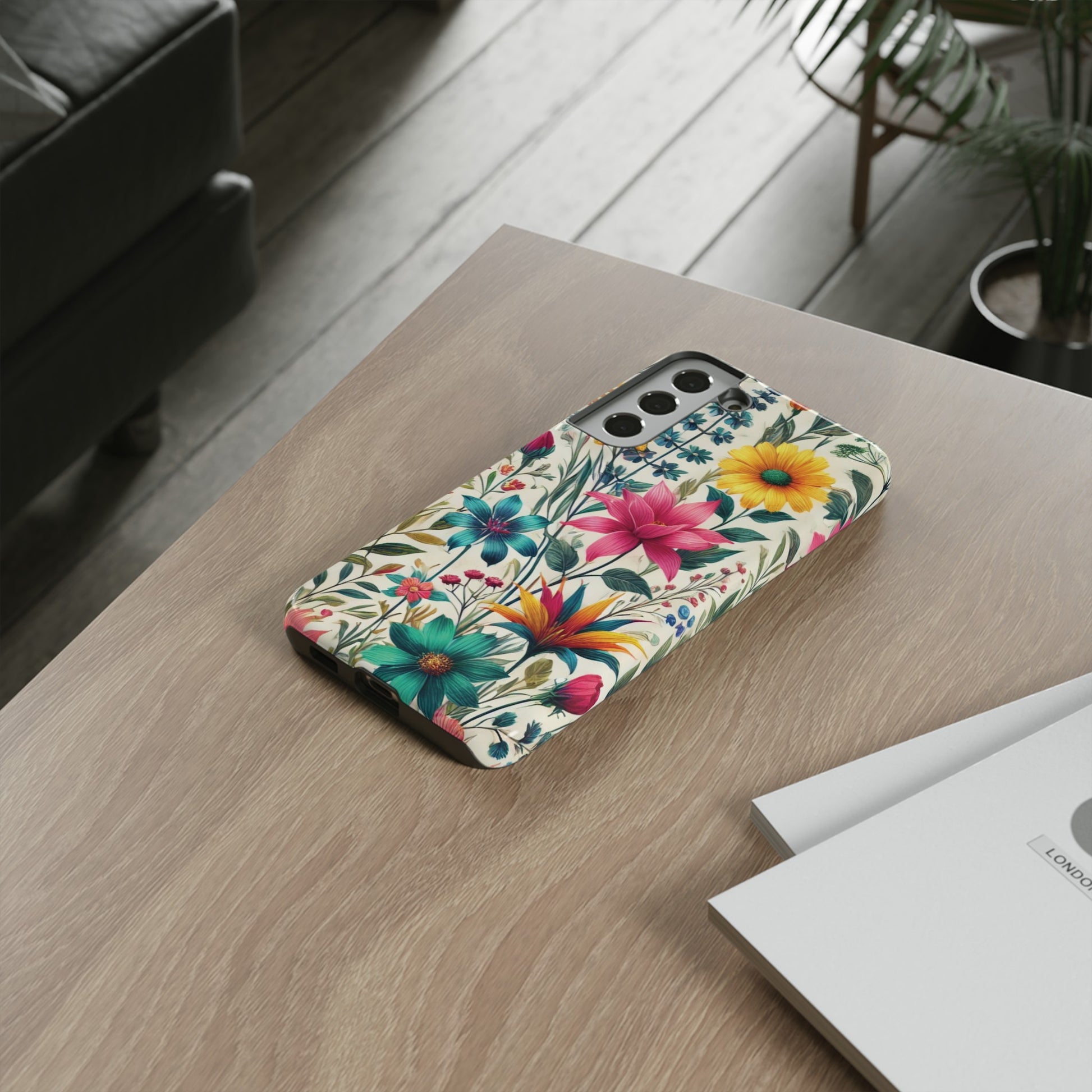Wildflowers Boho Chic Design Phone Case - Stylish, Protective Cover for All Models Gift for Mom Accessory Gift for Her