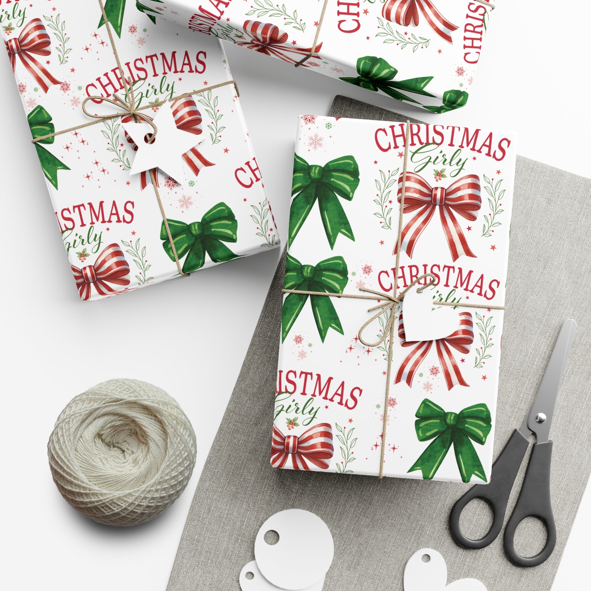 Girly Christmas Wrapping Paper | Cozy Holiday Gift Wrap | Perfect for Christmas Presents, Wedding Celebrations, and Winter Wonderland Themes Christmas - MRSBYVALLE