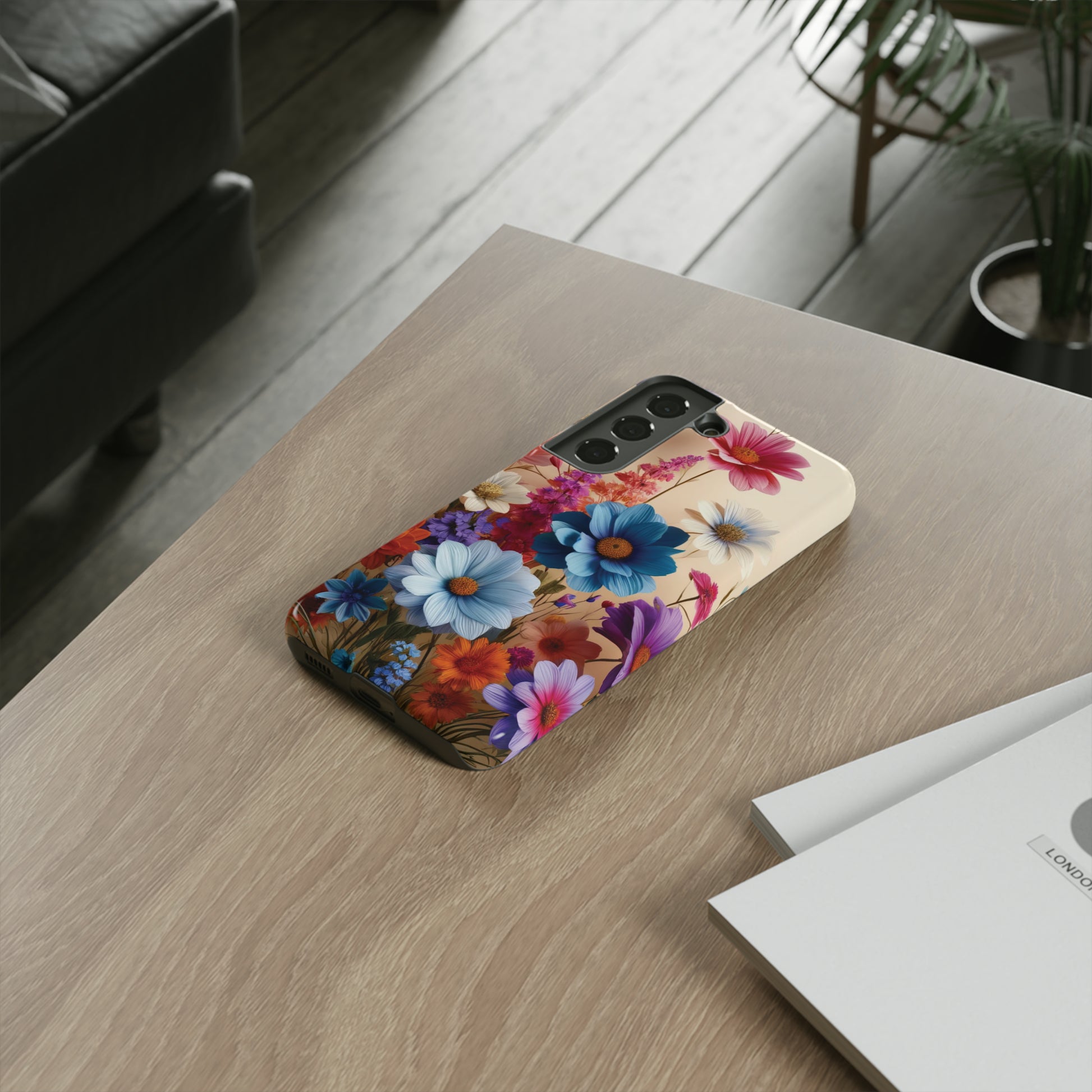 Best Phone Case Floral 3D Illusion Luxury Tough Case Floral Elegant Durable Stylish for Modern Devices iPhone 15, Samsung iPhone Samsung Accessory Gift for Her.