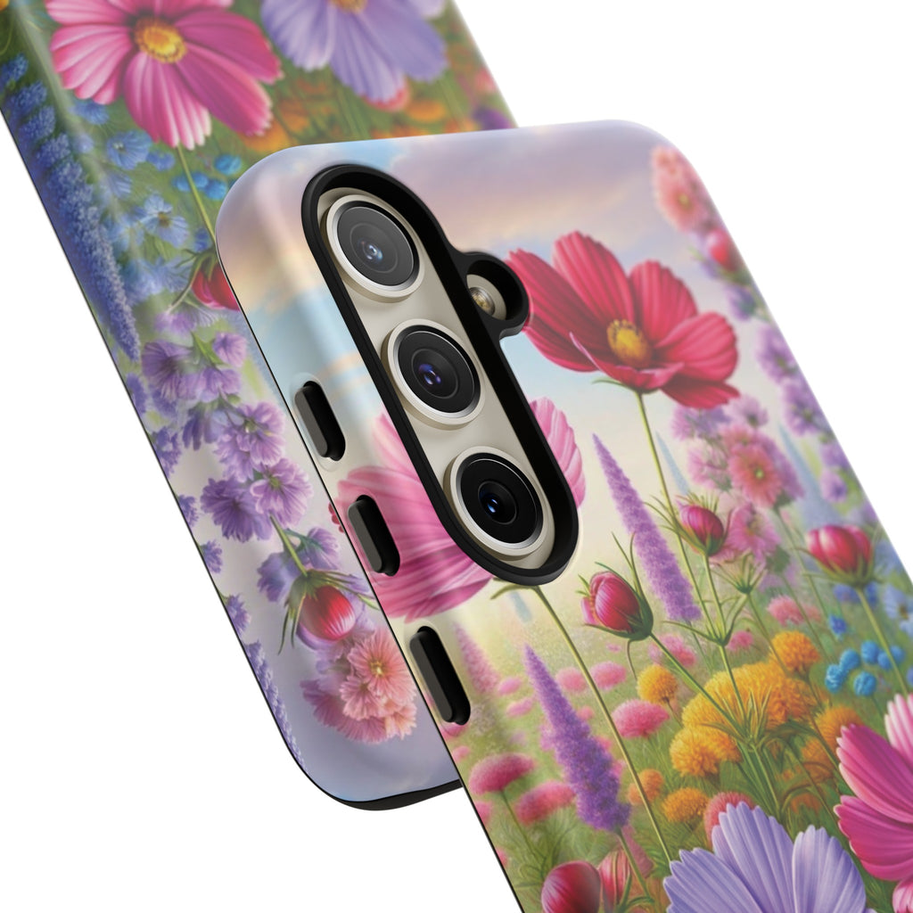 Bright Floral Phone Case Durable for iPhone Samsung Gift iPhone 15, 14, 13 Samsung Pixel Gift for Mom Accessory Gift for Her
