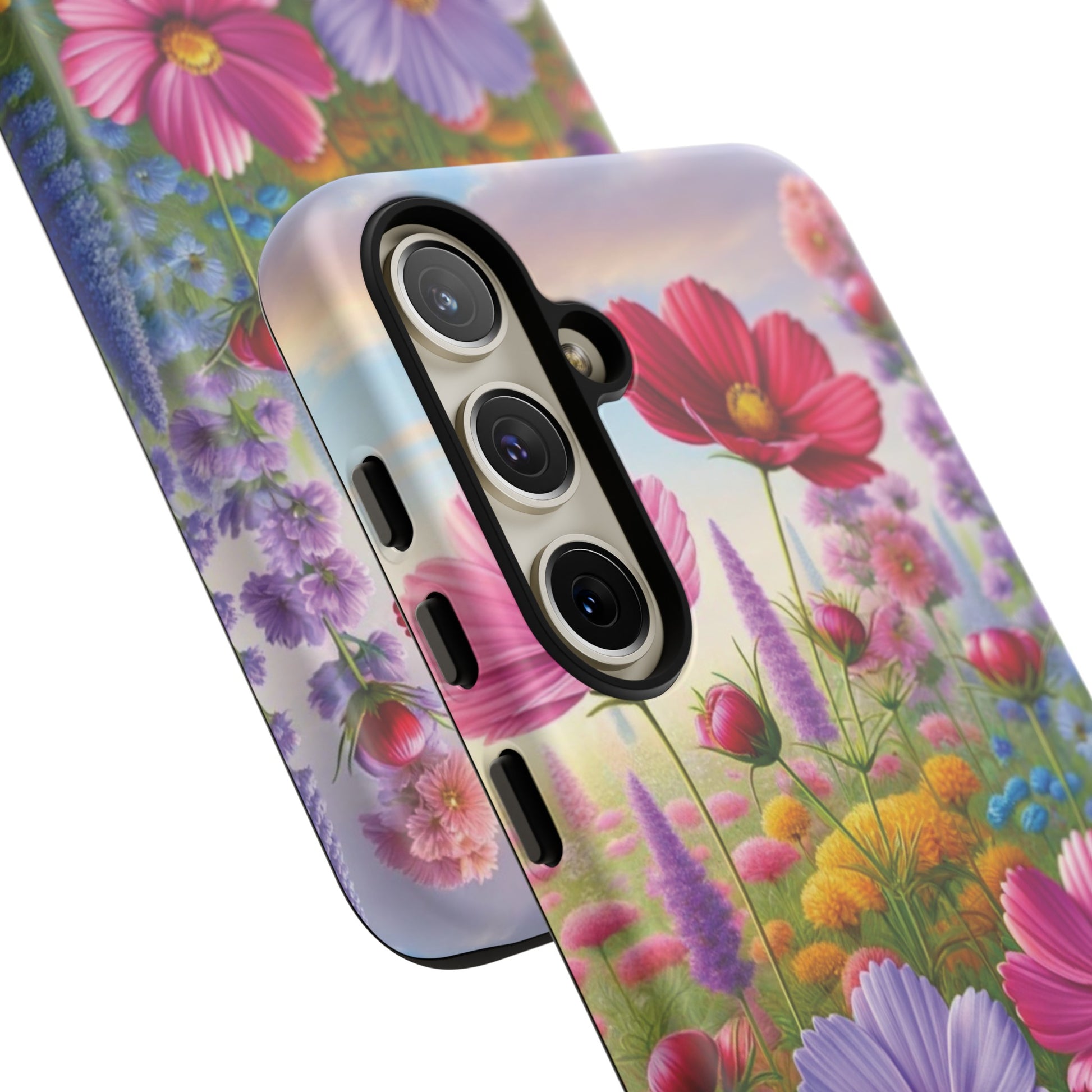 Bright Floral Phone Case Durable for iPhone Samsung Gift iPhone 15, 14, 13 Samsung Pixel Gift for Mom Accessory Gift for Her