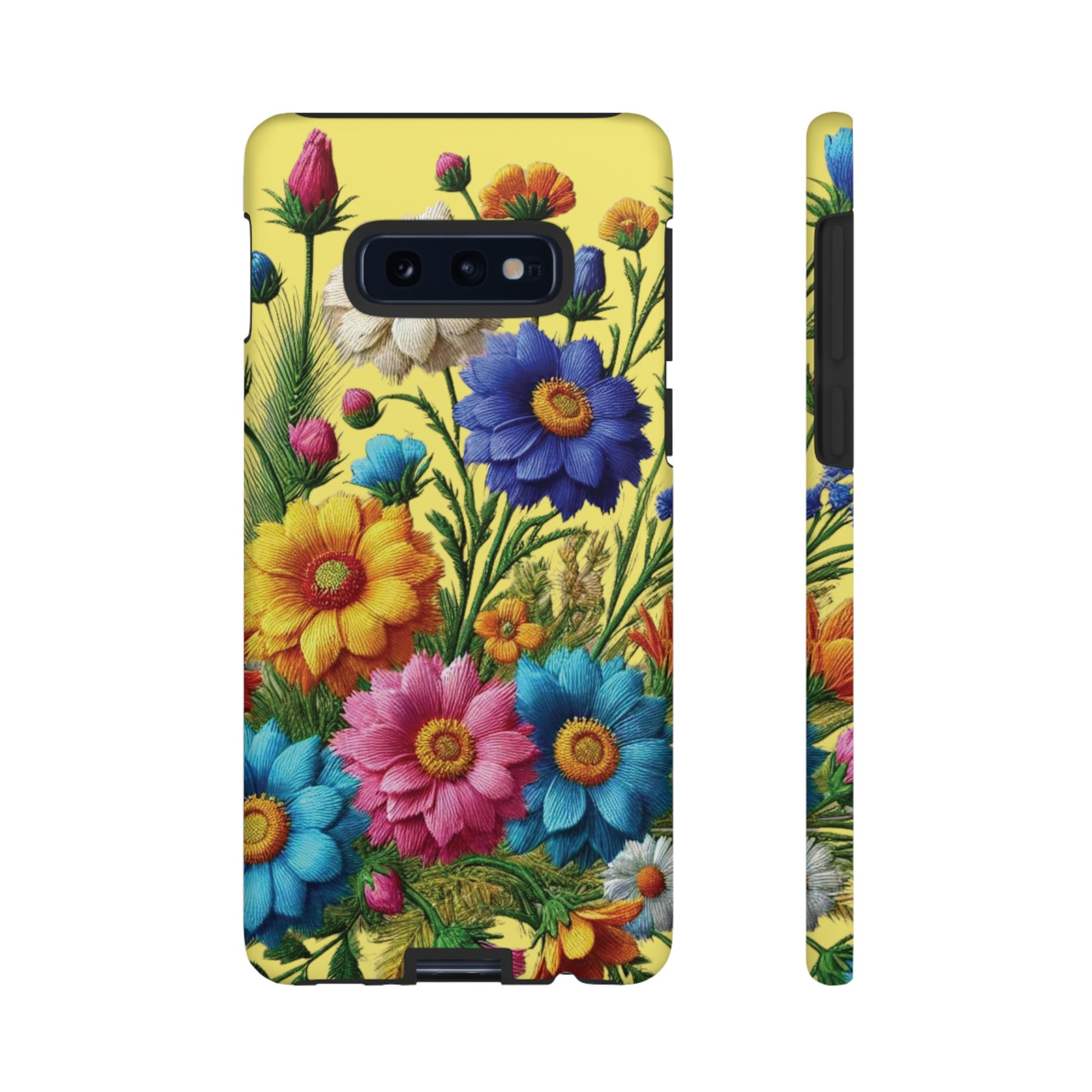 Phone Case Yellow Bright Floral Protective Phone Case Gift for Her Phone 15, Samsung iPhone Samsung  iPhone 15, Samsung iPhone Samsung Accessory Gift for Her