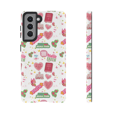 Carry Your Faith Everywhere | Christian Tough Phone Case with Bible Verse or Affirmation | Protective, Inspirational Gift for Christians