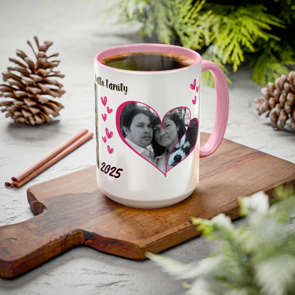 Personalized Photo Collage Coffee Mug, Custom Image Gift for Mom, Mother's Day Present, Colorful 15oz Cup, Birthday Mug, Custom Picture Mug Perfect Giift