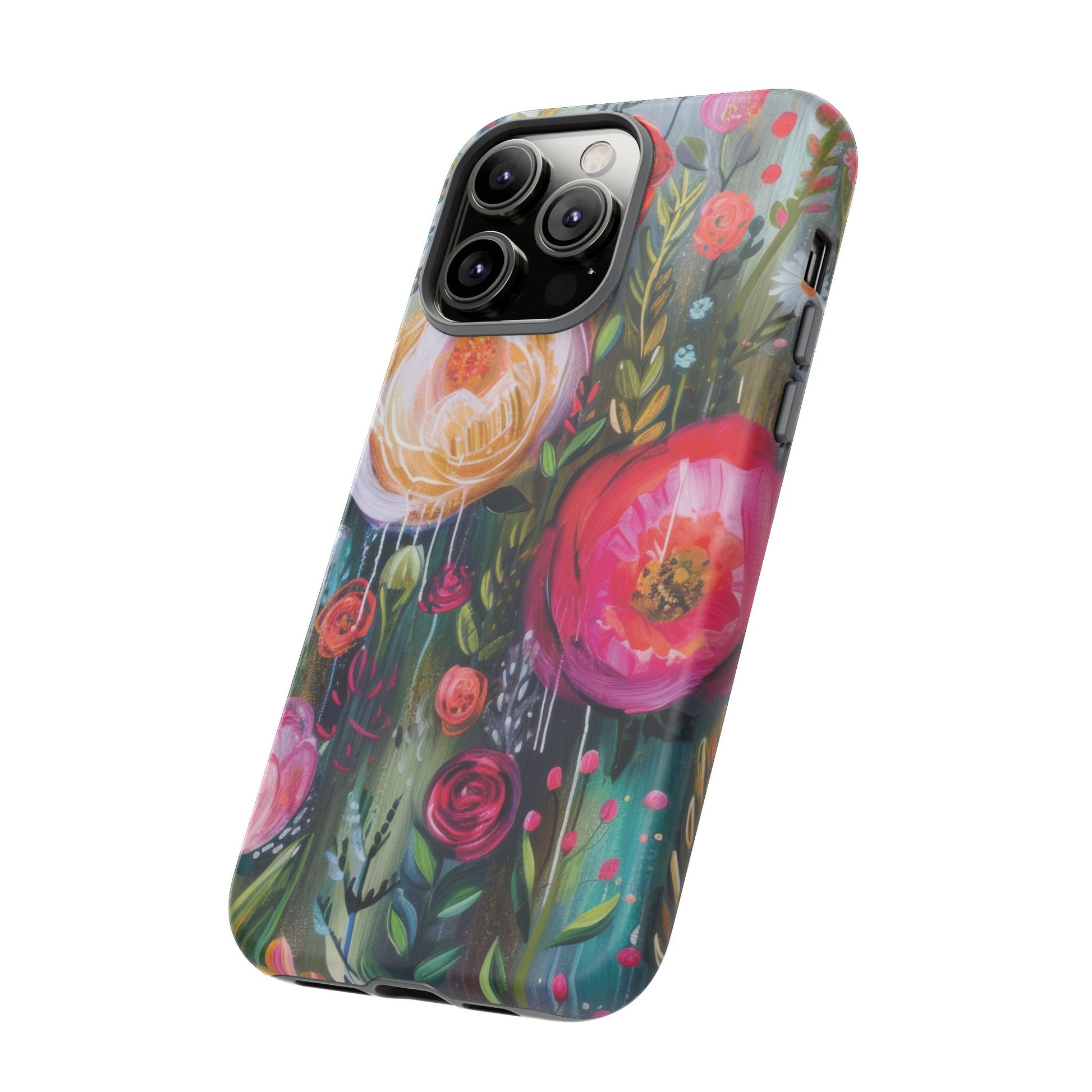 Watercolor Boho Floral Phone Case for iPhone 17 case Samsung, and Pixel | Stylish Protective Cover Gift for Her Perfect for Floral Lover