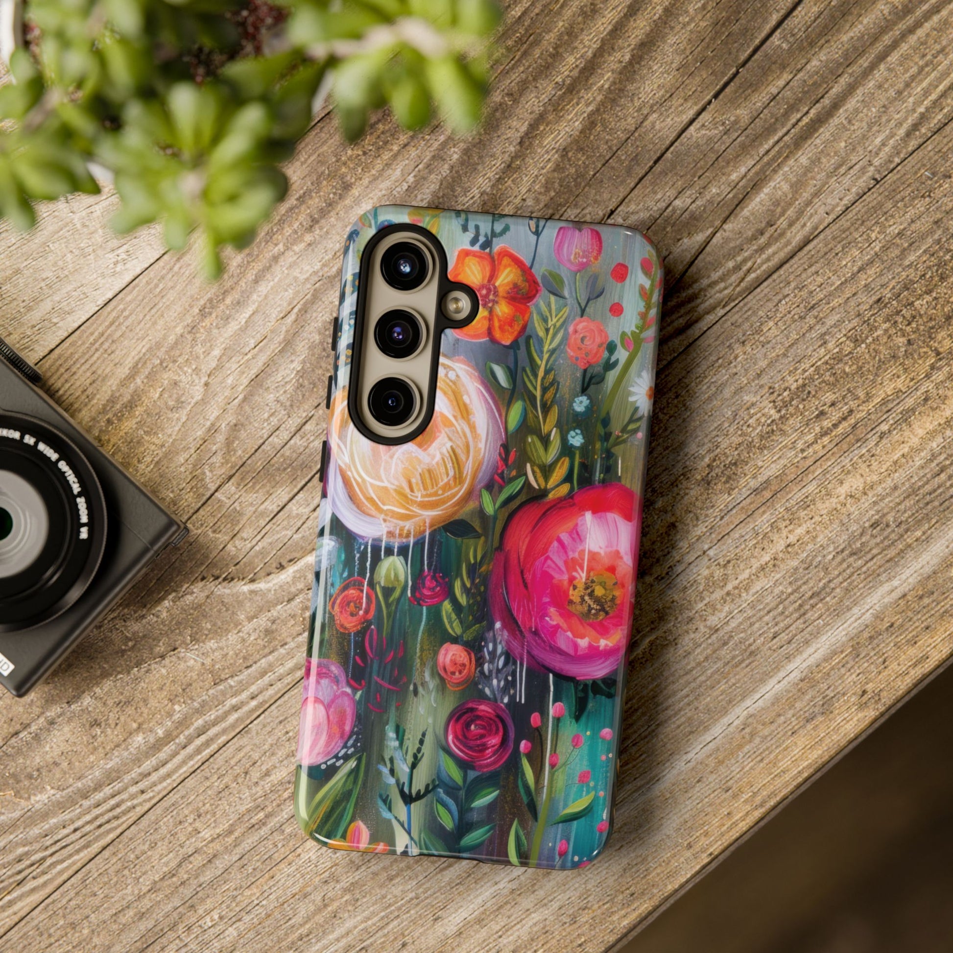 Watercolor Boho Floral Phone Case for iPhone 17 case Samsung, and Pixel | Stylish Protective Cover Gift for Her Perfect for Floral Lover