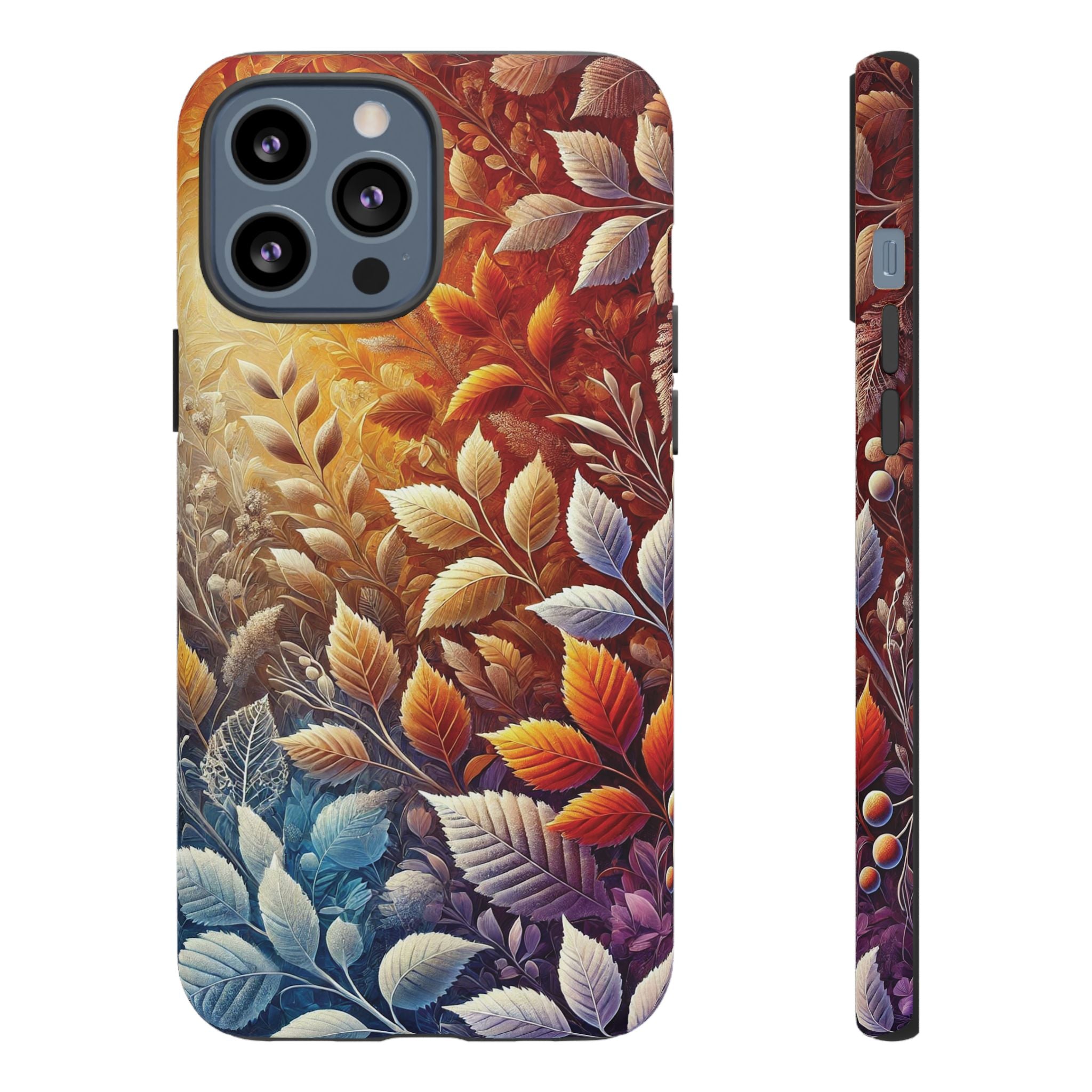 Beautiful Colorful Leaves Phone Case Vibrant Autumn Design for iPhone & Samsung, Durable Protection with Eye Catching Style, Perfect for Nature Lovers & Seasonal Charm Gift for Her