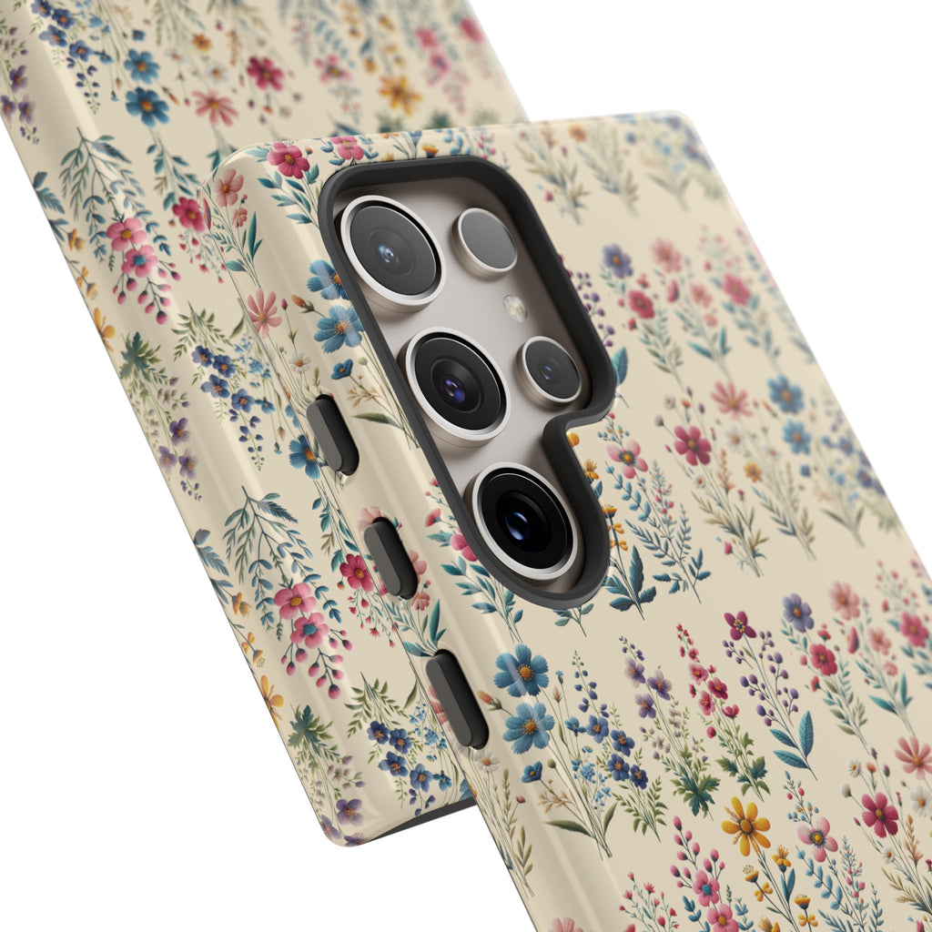 Best Beautiful Wildflower Phone Case Floral Design for iPhone, Galaxy, and Google Durable Protection Gift for Her Case iPhone 15, Samsung iPhone Gift for Her