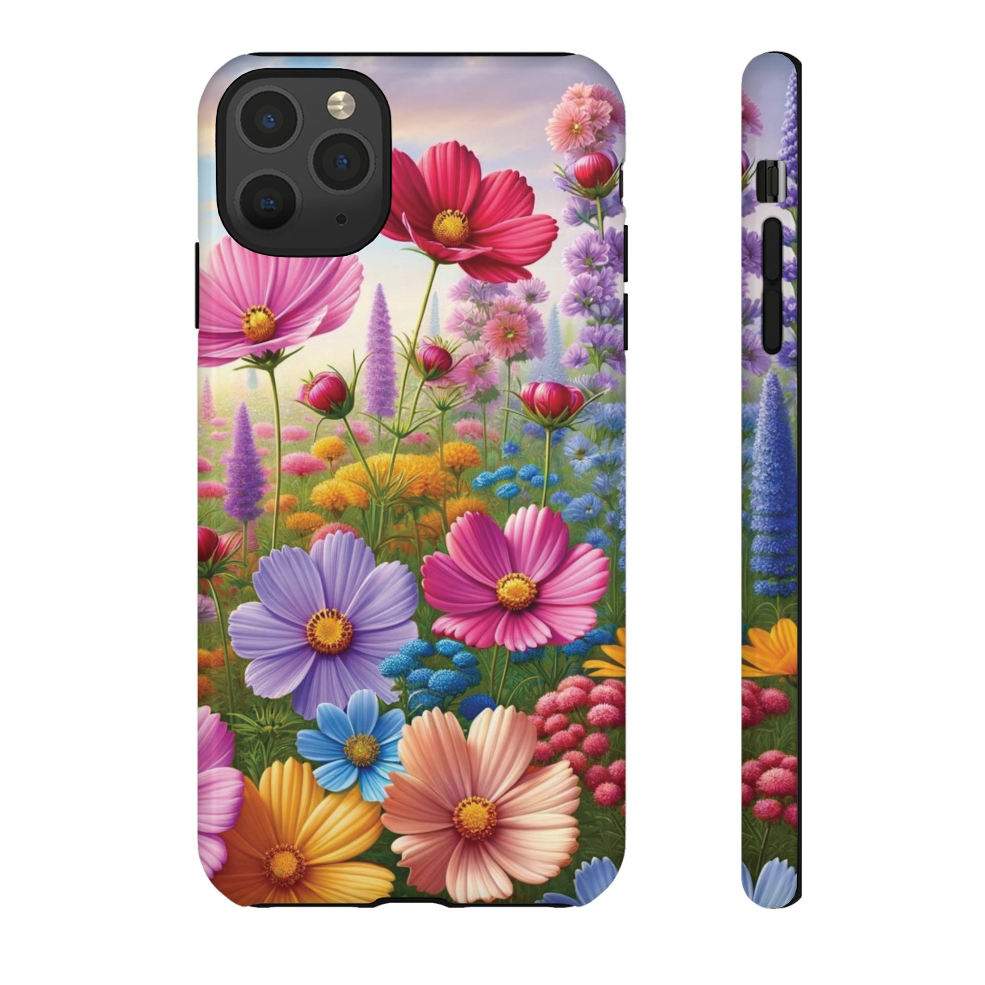Bright Floral Phone Case Durable for iPhone Samsung Gift iPhone 15, 14, 13 Samsung Pixel Gift for Mom Accessory Gift for Her