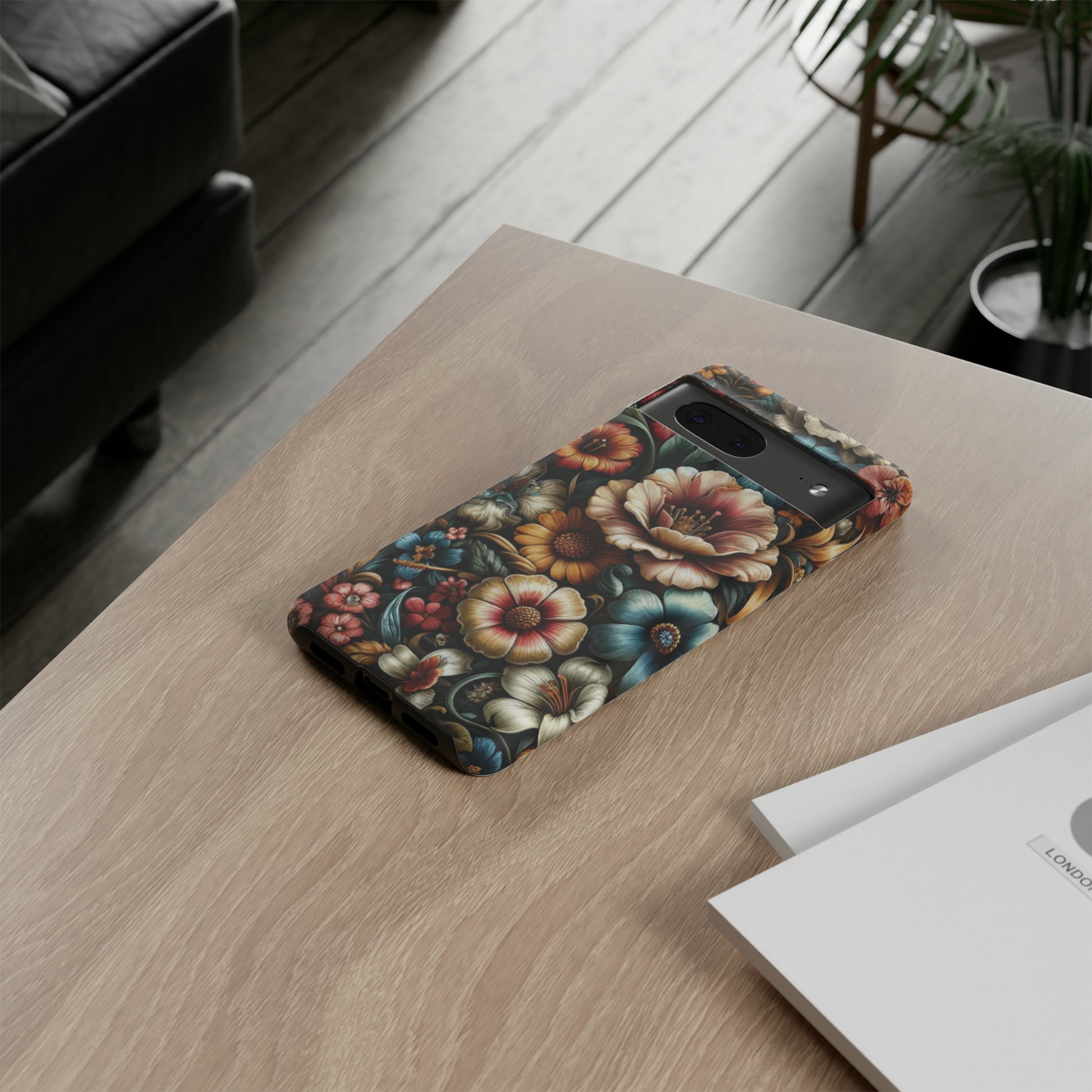 Pastel Floral Design Luxury Phone Tough Case Floral Elegant Durable Stylish for Modern Devices iPhone 15, Samsung iPhone Samsung Accessory Gift for Her.