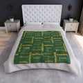 Luxury Custom Name Crushed Velvet Blanket Personalized Soft Throw, Elegant Cozy, Perfect Gift for Any Occasion Unique Touch to Your Home Decor with Customized Comfort - MRSBYVALLE