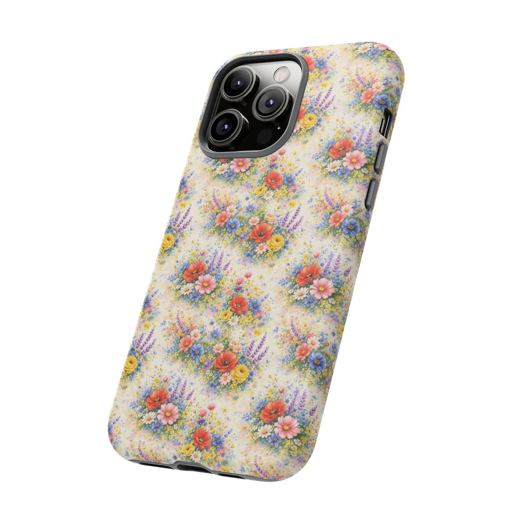 Watercolor Wildflowers Phone Case — Tough Cases