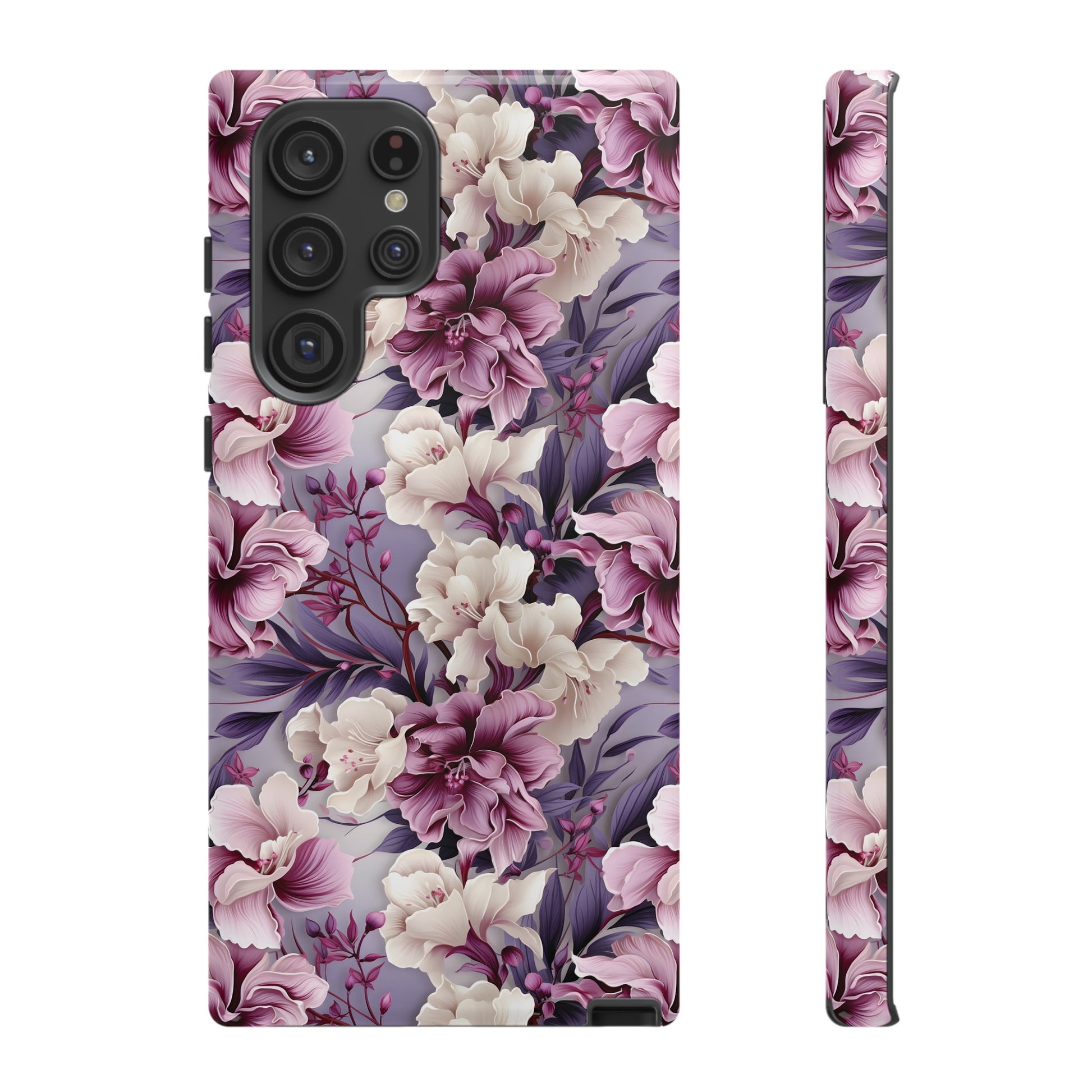 Lavender Flowers Protective Phone Case Gift for Her Phone 15, Samsung iPhone Samsung Gift for Her Case iPhone 15, Samsung