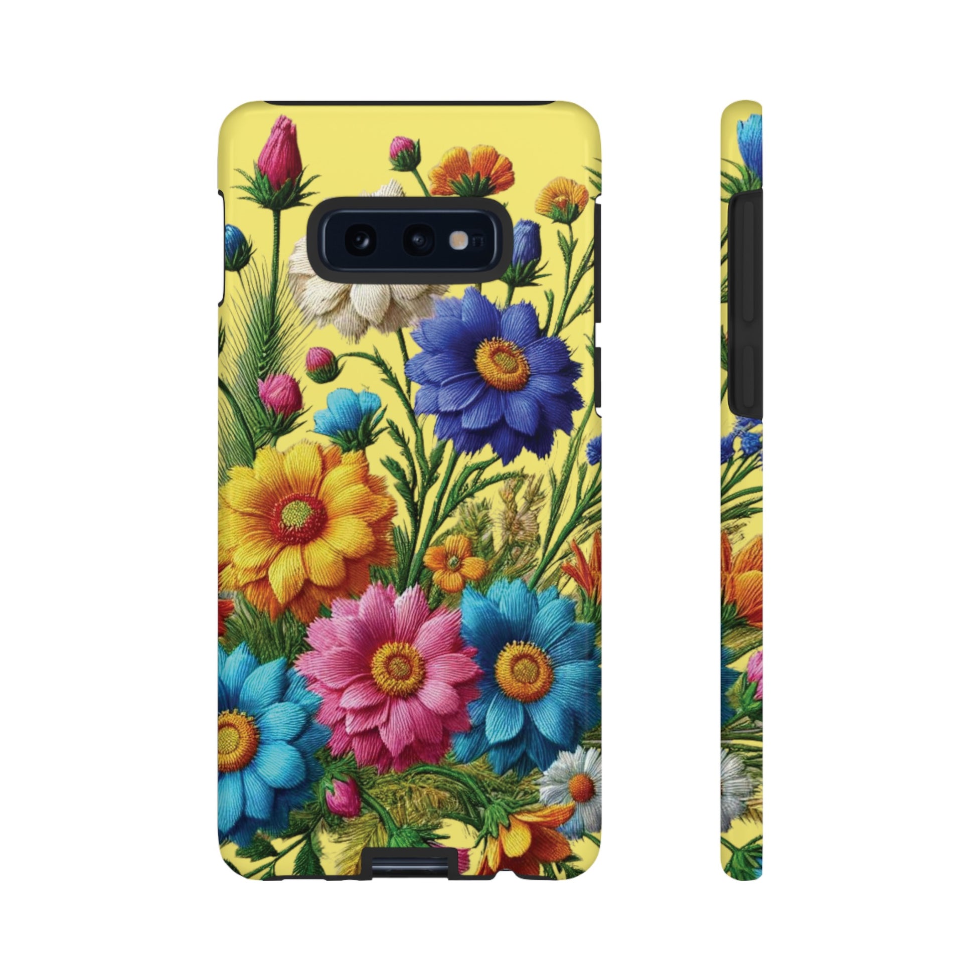 Phone Case Yellow Bright Floral Protective Phone Case Gift for Her Phone 15, Samsung iPhone Samsung  iPhone 15, Samsung iPhone Samsung Accessory Gift for Her