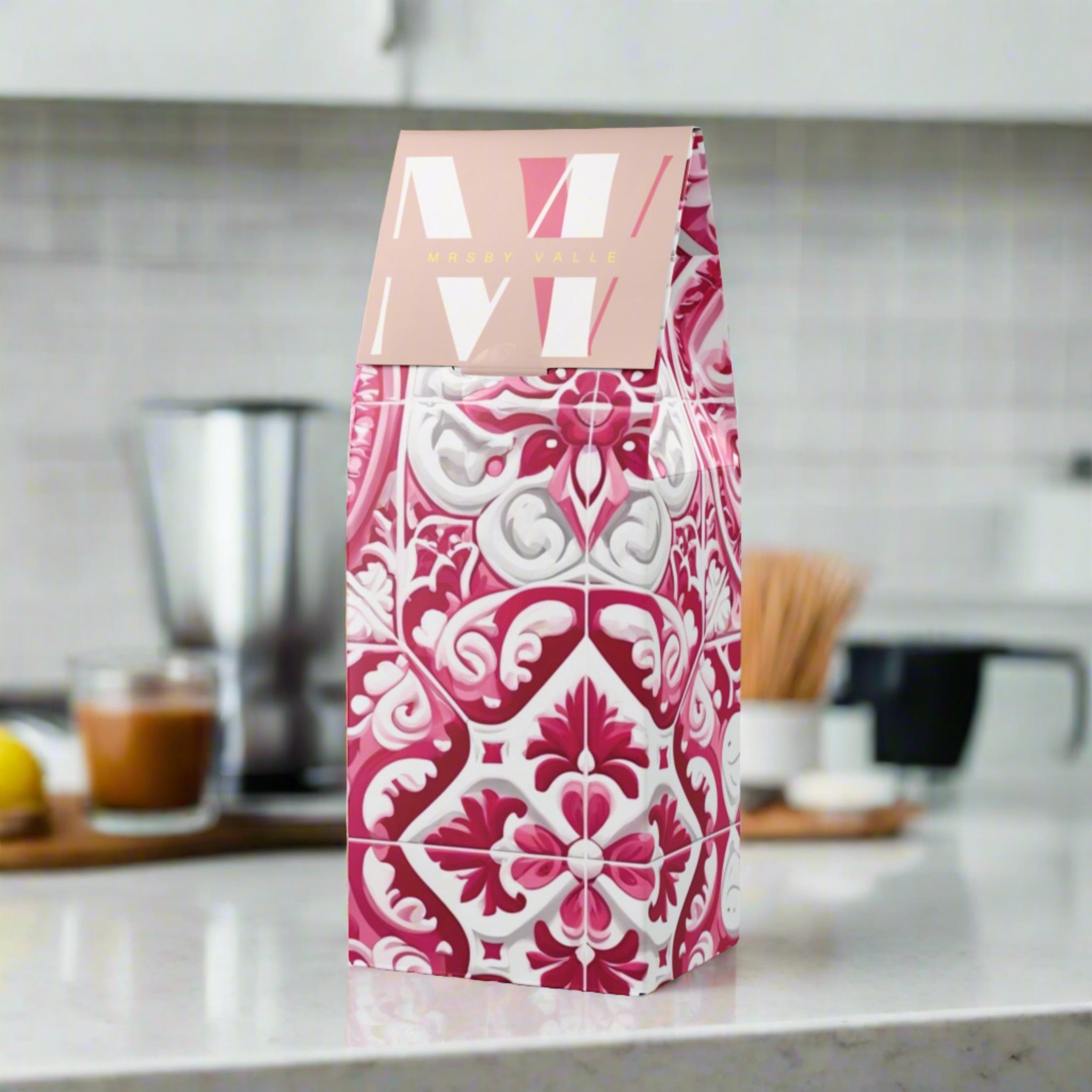 Best Coffee Elegant Pastel Floral Design Medium-Dark Roast with Toasted Nut Cocoa Notes Serene Modern Cascades Blend Medium-Dark Roast Coffee Fun Design | Gift for Mom - MRSBYVALLE