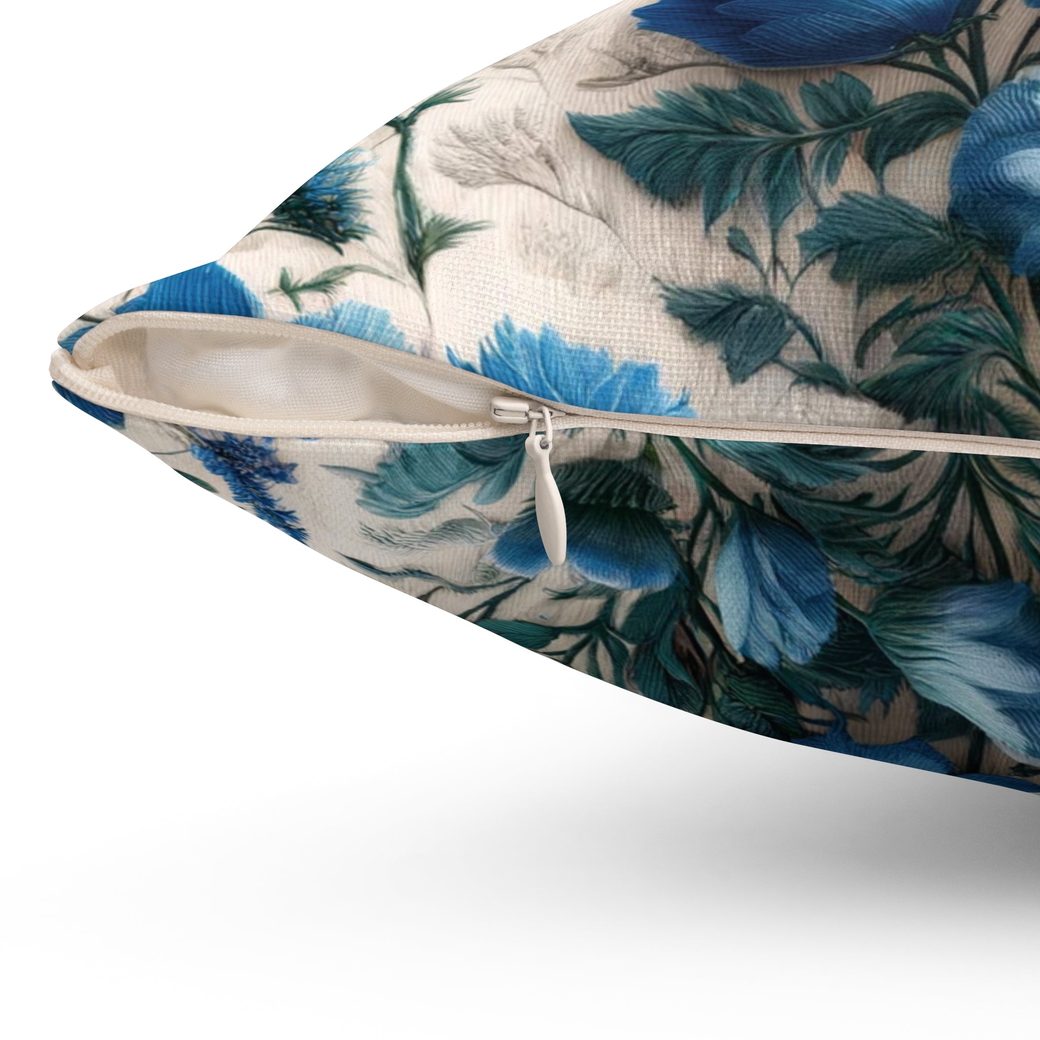 Blue Wildflower Square Pillow Add a Touch of Nature to Your Home Decor | Premium Quality, Soft, and Durable | Perfect for Couch, Bed, or Chair | Elegant Floral Bedrooms, Soft,Pillow Gift New House, Bridal Shower Gift - MRSBYVALLE