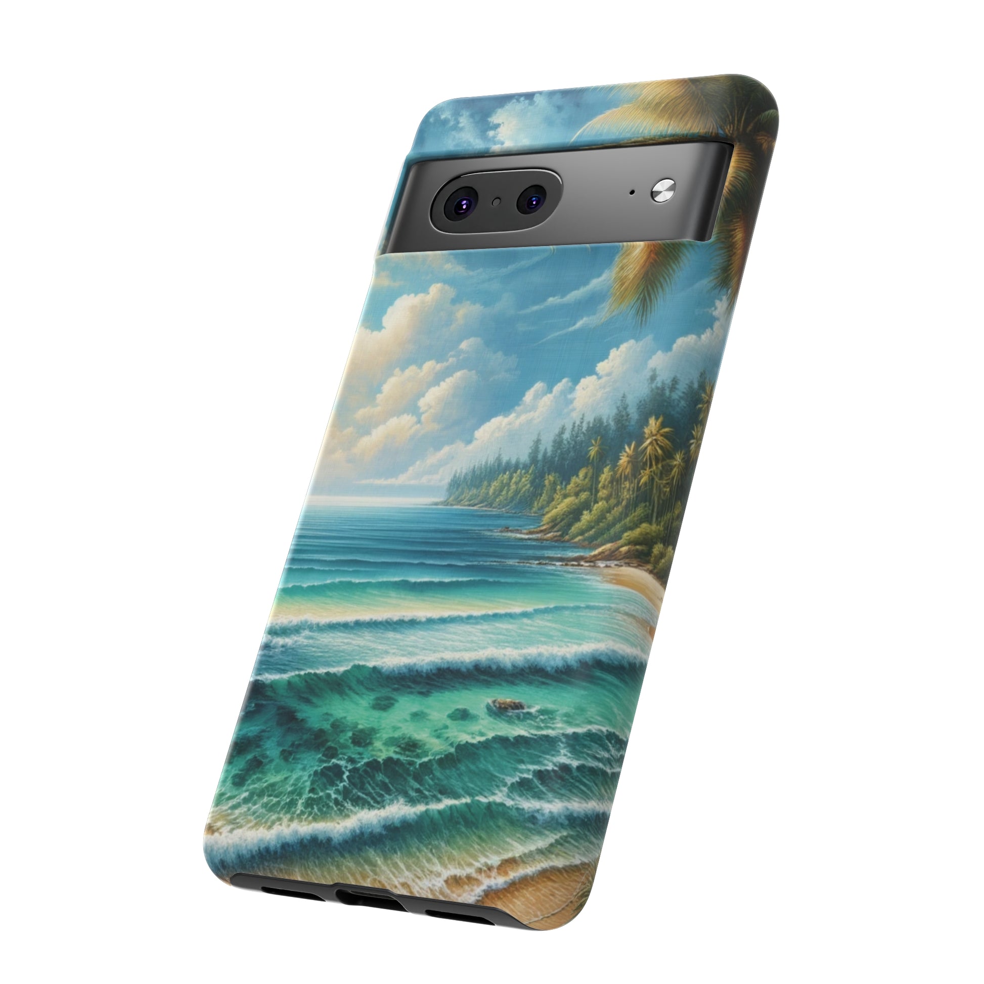 Coastal Serenity Ocean Beach View Protective Phone Case Gift for Her Phone 15, Samsung iPhone Samsung Gift for Her Case iPhone 15, Samsung iPhone Samsung Accessory Gift for Her.