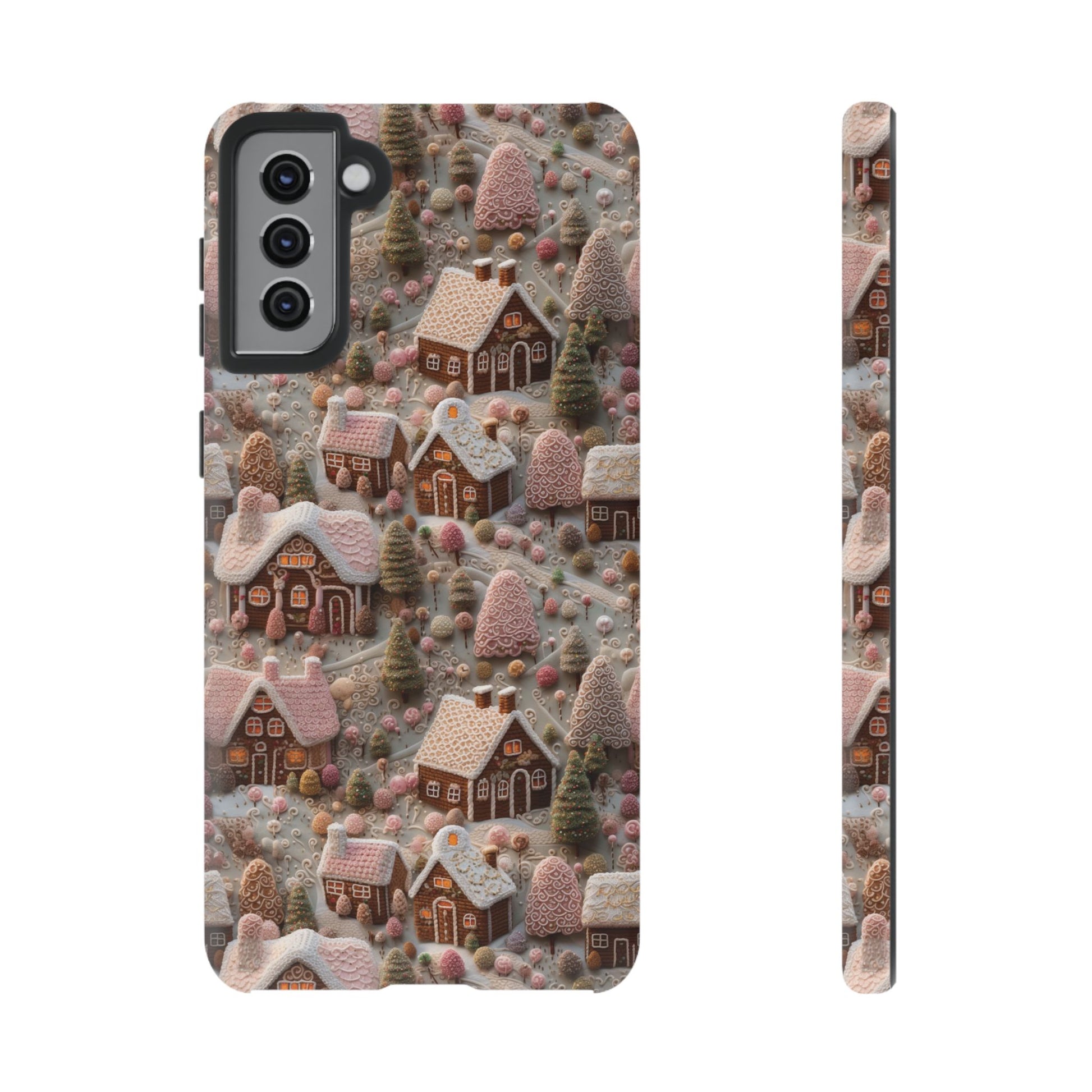 Gingerbread House 3D Phone Case Durable for iPhone Samsung Gift iPhone 15, 14, 13 Samsung Pixel Gift for Mom Accessory Gift for Her