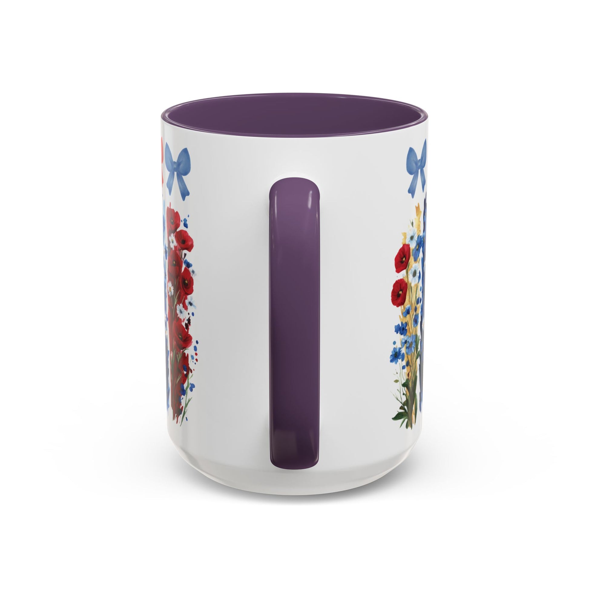 Brushstroke floral With Bows| Christian Mug with Bible Verse | Inspirational Gift for Christians | 11oz and 15oz Ceramic Coffee Mug Cozy Spring Mornings