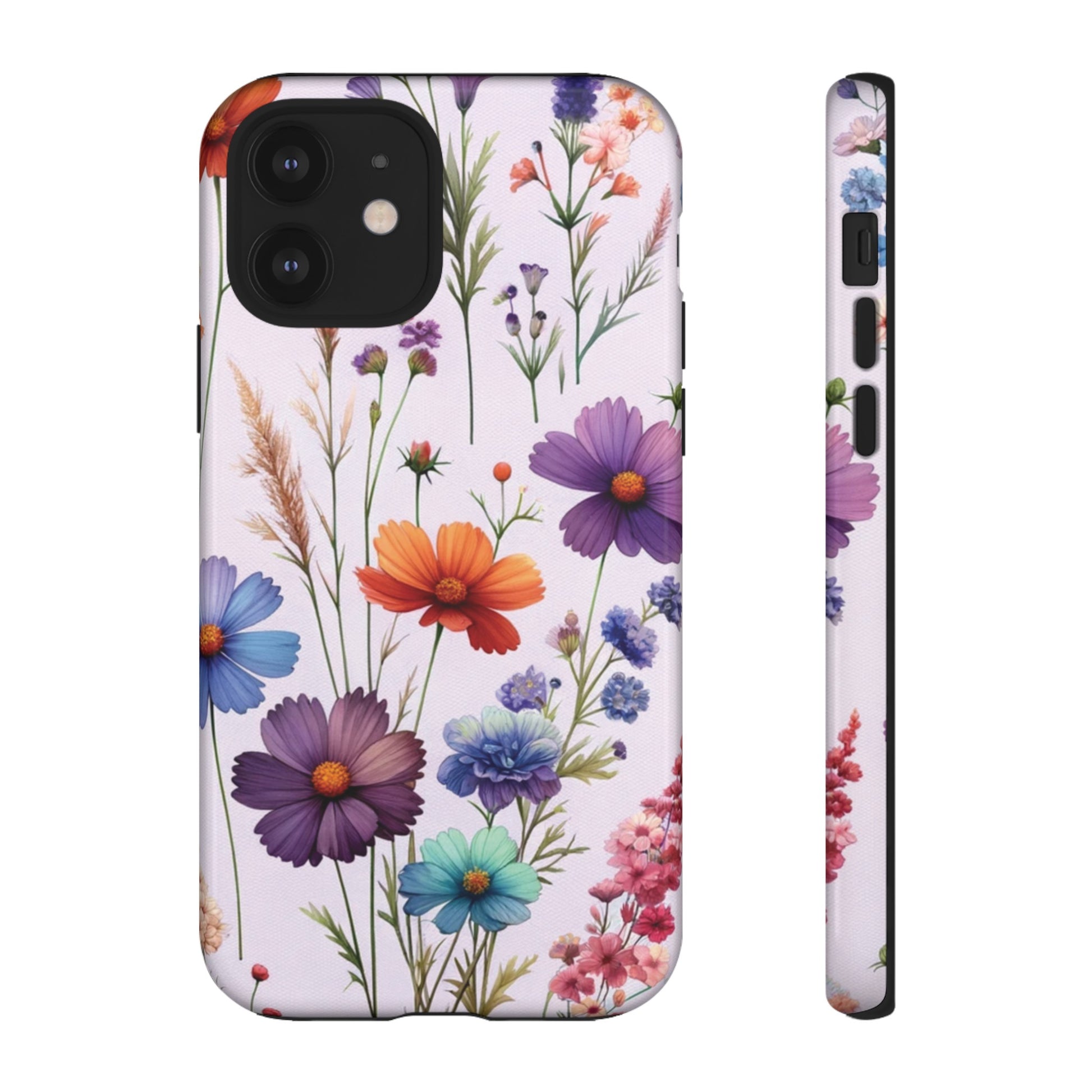 Lavender Wildflowers Protective Phone Case Gift for Her Phone 15, Samsung iPhone Samsung Gift for Her Case iPhone 15, Samsung iPhone Samsung Accessory Gift for Her.