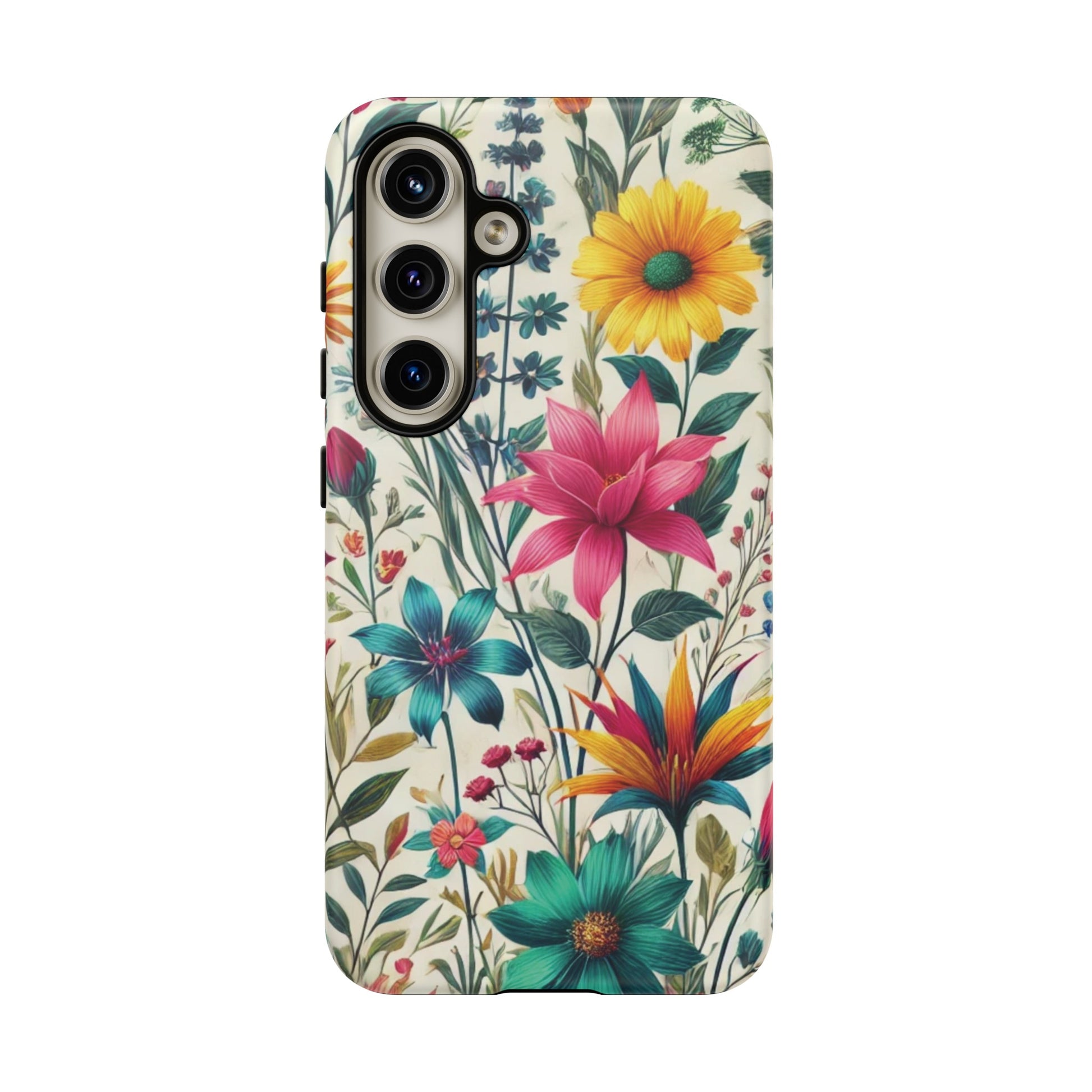 Wildflowers Boho Chic Design Phone Case - Stylish, Protective Cover for All Models Gift for Mom Accessory Gift for Her