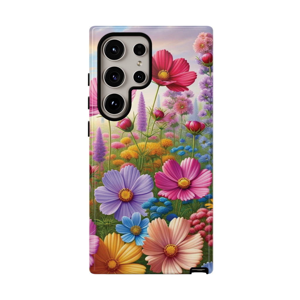 Bright Floral Phone Case Durable for iPhone Samsung Gift iPhone 15, 14, 13 Samsung Pixel Gift for Mom Accessory Gift for Her