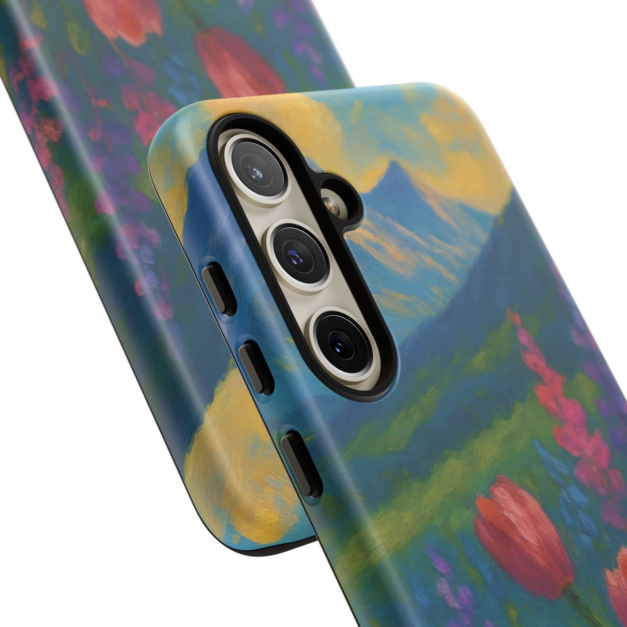 Mountains Wildflowers Phone Case | Vibrant Botanical Floral Design | Nature-Inspired Protective Cover for iPhone & Samsung | Trendy Aesthetic Gift Idea