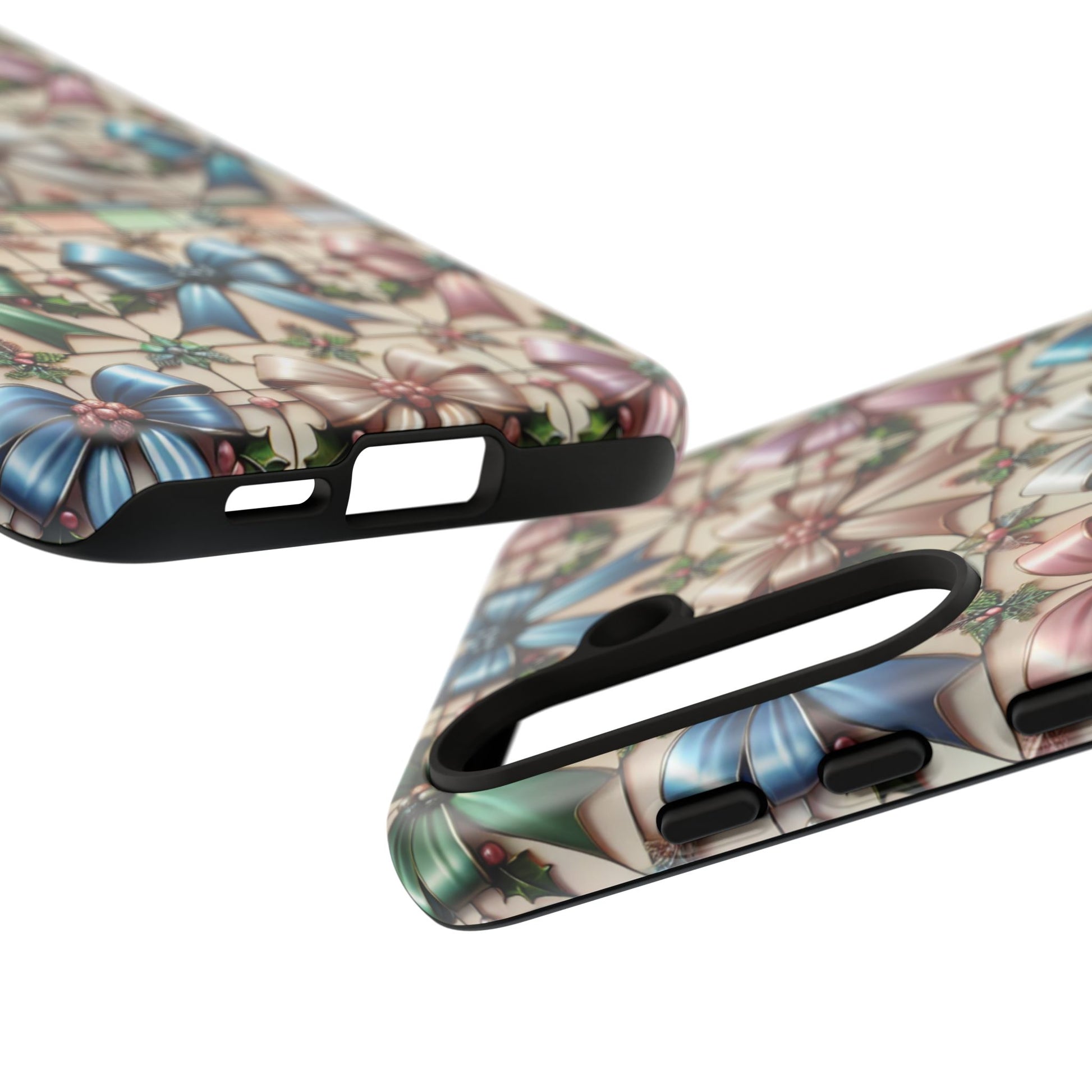 Coquette Bows Pastel Phone Case for iPhone 17 ,  15 14 13 12  21 23 Samsung, and Pixel | Stylish Protective Cover Gift for Her Perfect for Floral Lover